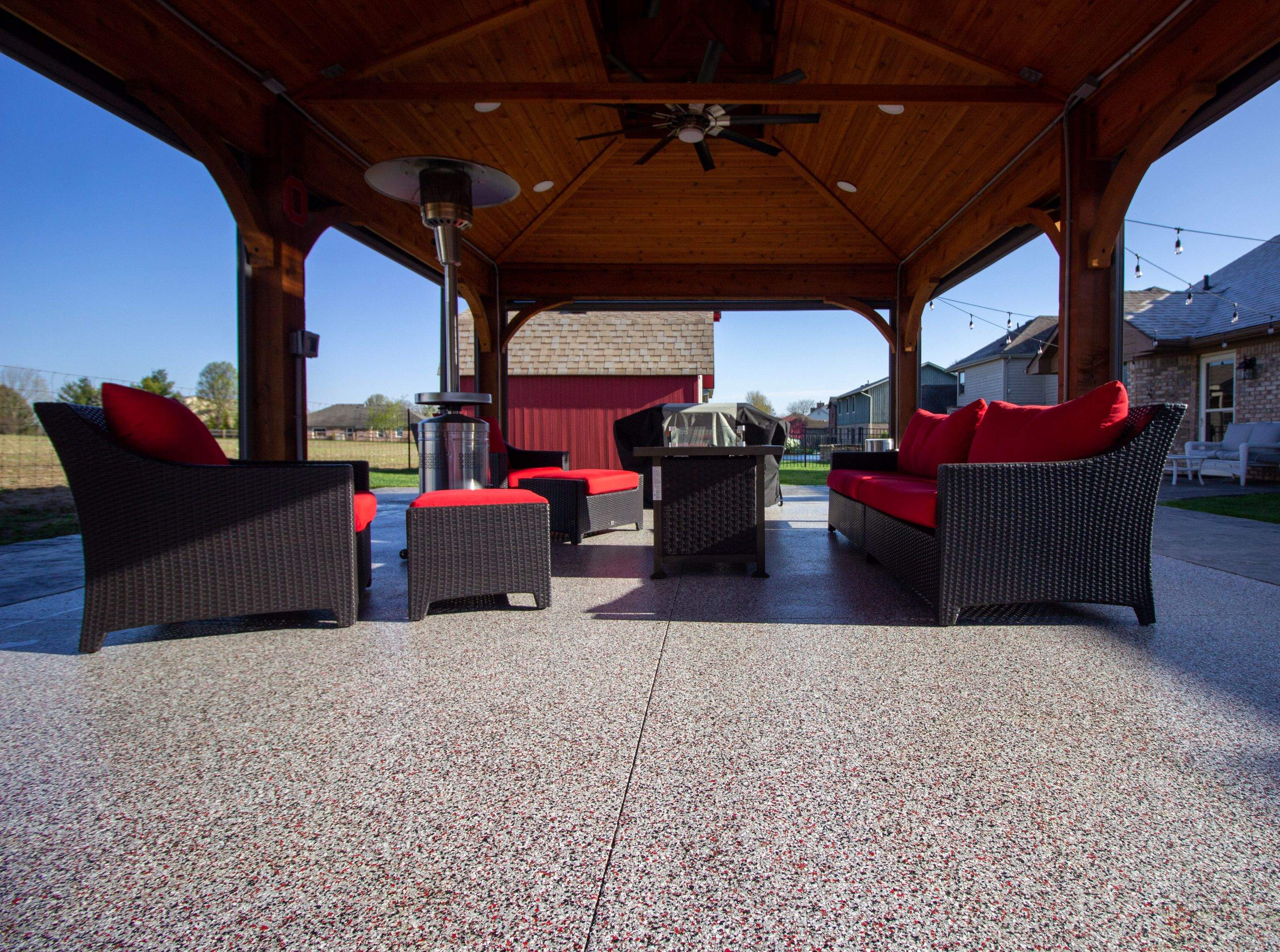 Patio Installation using Buckeye by Your1DayFloor.com