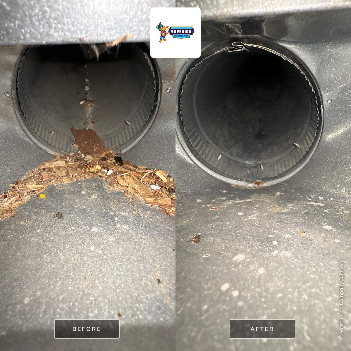 Air Duct Cleaning With a Vacuum Truck in New Castle, PA by Superior Air Duct Cleaning