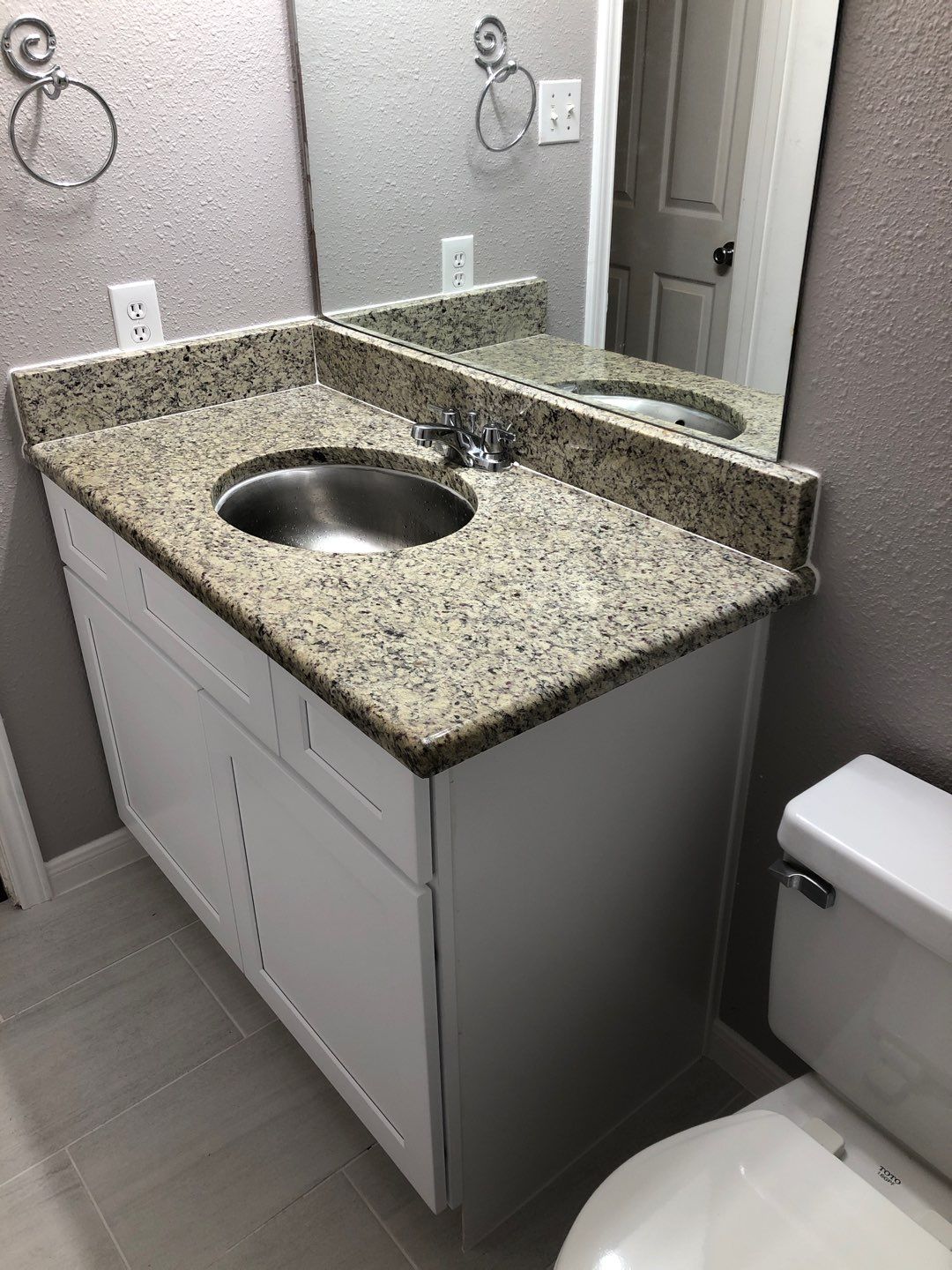 Bathroom Remodel using Water mitigation equipment by L&T General Contractors and Restoration INC