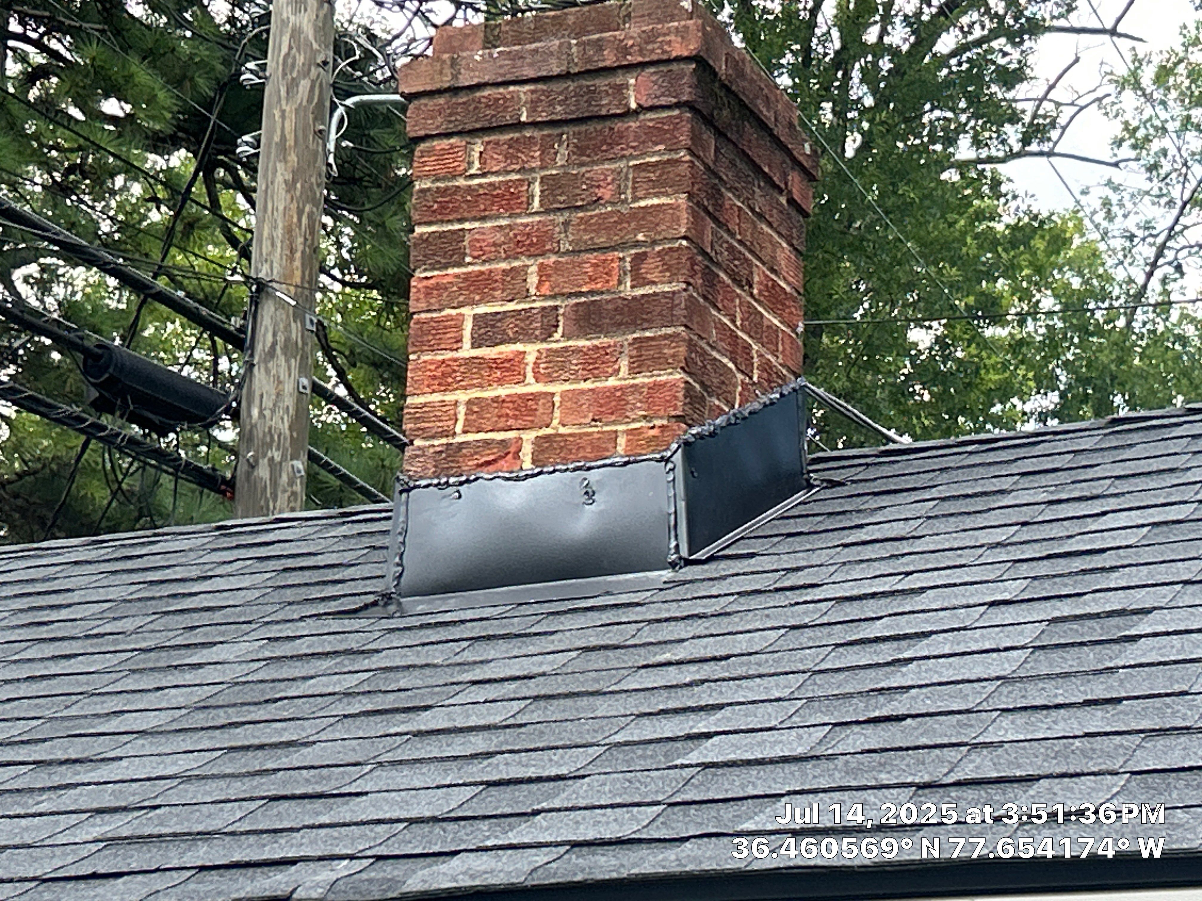 Project in Roanoke Rapids by Roofing Solutions