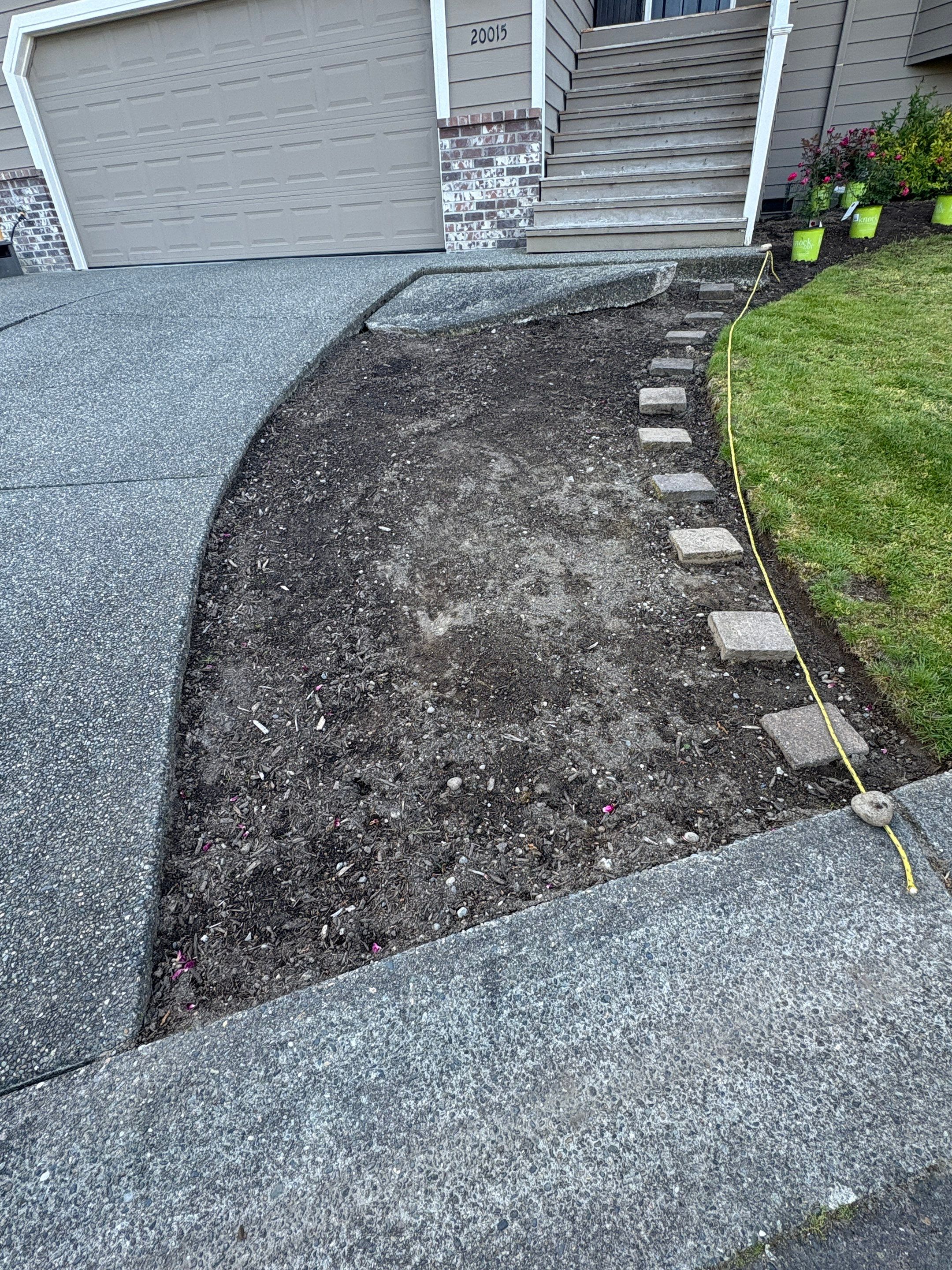 Concrete Driveway and Steps Renovation | Bothell  by Jireh Asphalt & Concrete Inc 