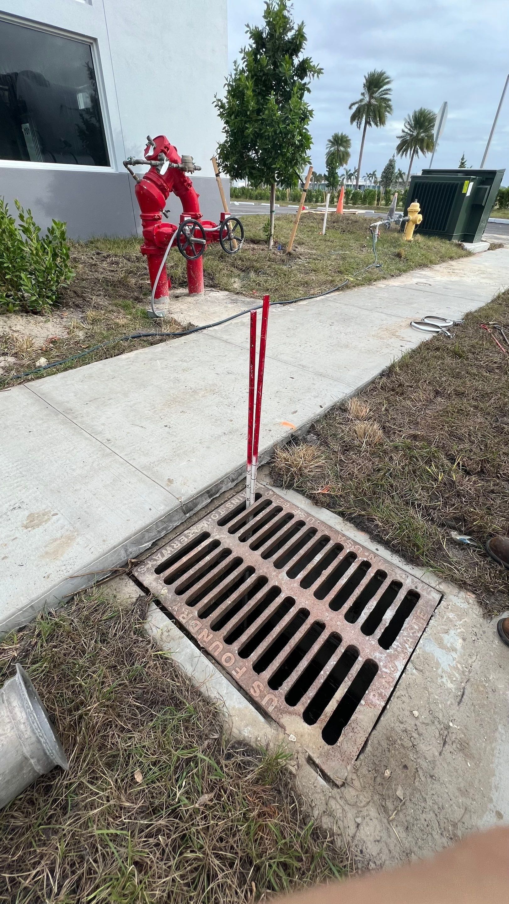 New Construction Storm Drain System Cleaning by APS Power & Water