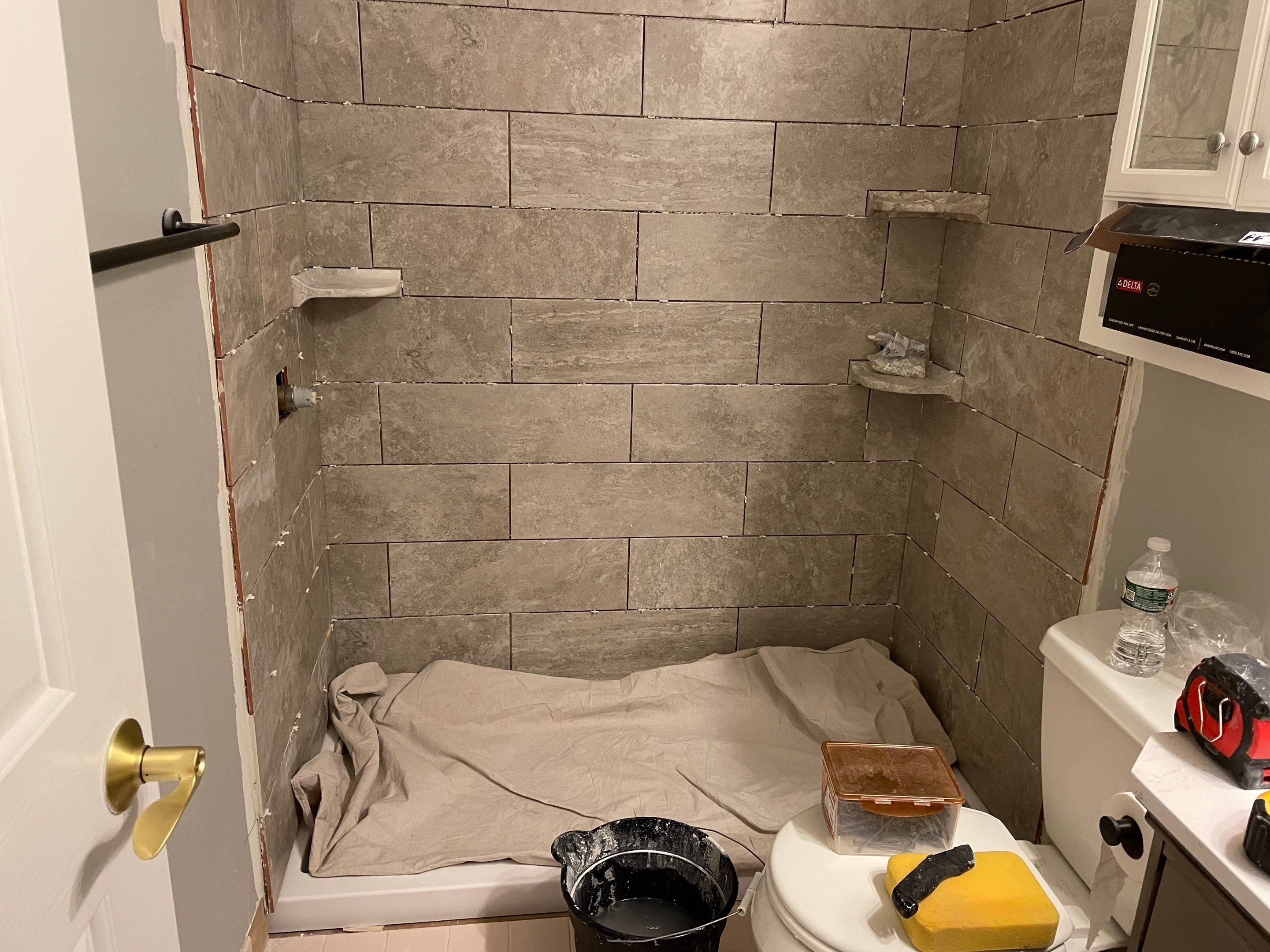 Bathroom Remodel using Tile by Home Concepts Construction