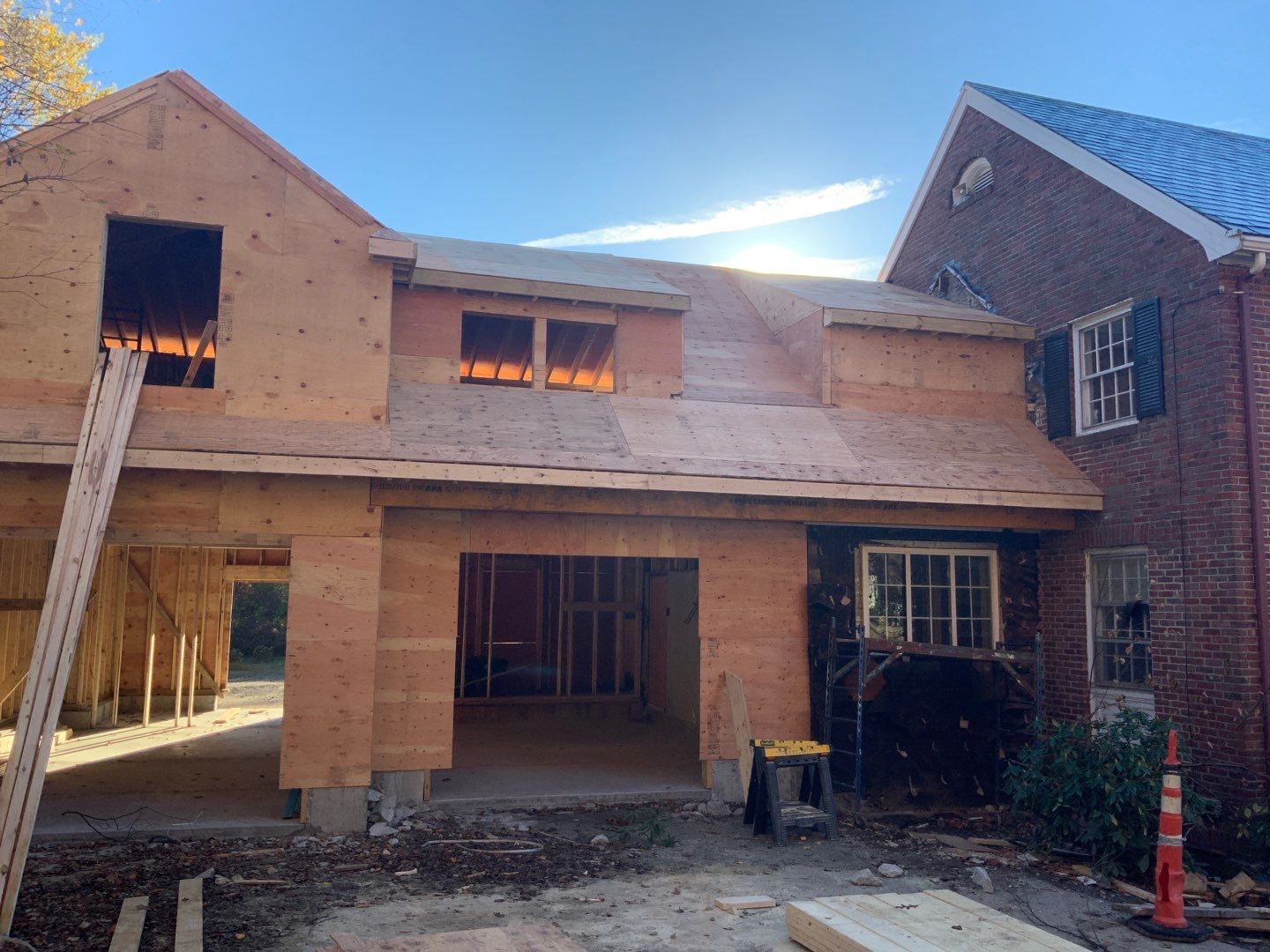 Siding on new construction in Brookline, MA by UBrothers Construction