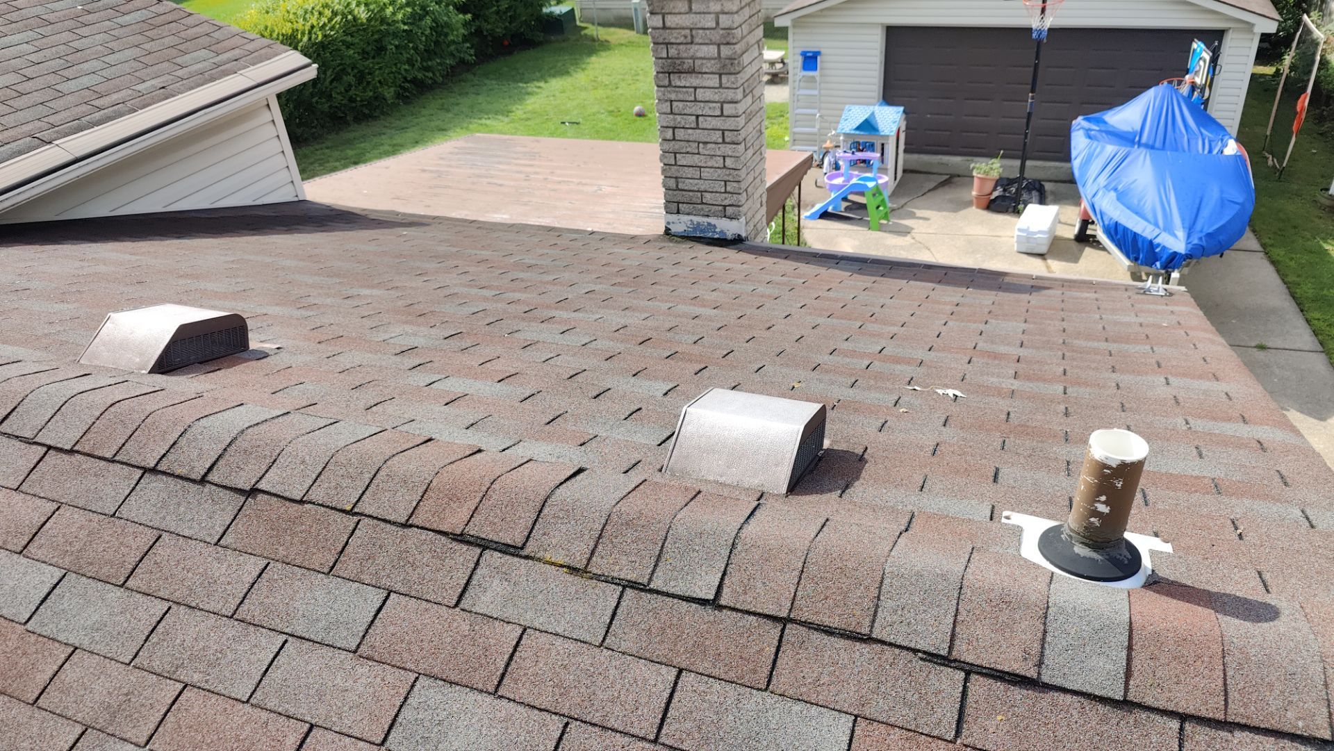 Roof Replacement using Owen Black Sable by 180 Contractors