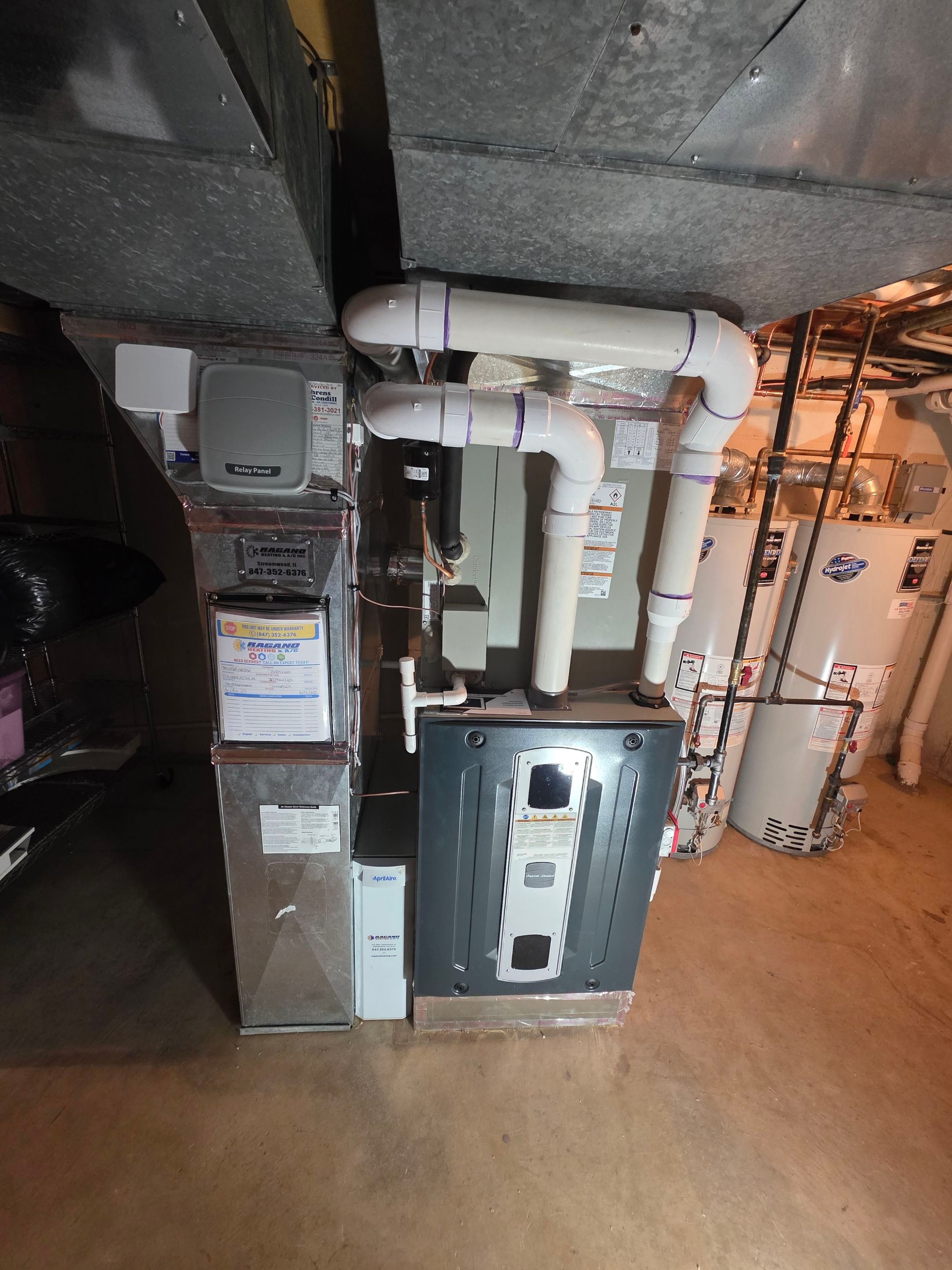 American Standard Platinum AccuComfort Variable Speed 5 Ton Heat Pump by Ragano Heating & Air Conditioning Inc