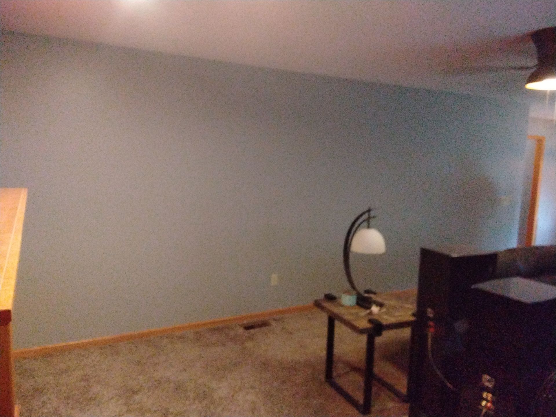 Repaint Accent Walls with Color Change and drywall repairs by Midwest Paint LLC