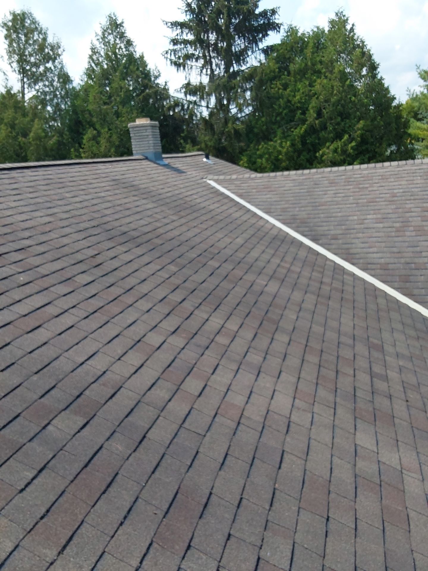 Residential Roofing Installation using GAF HDZ shingles and Gutter Replacement by Gellings Roofing and Siding LLC