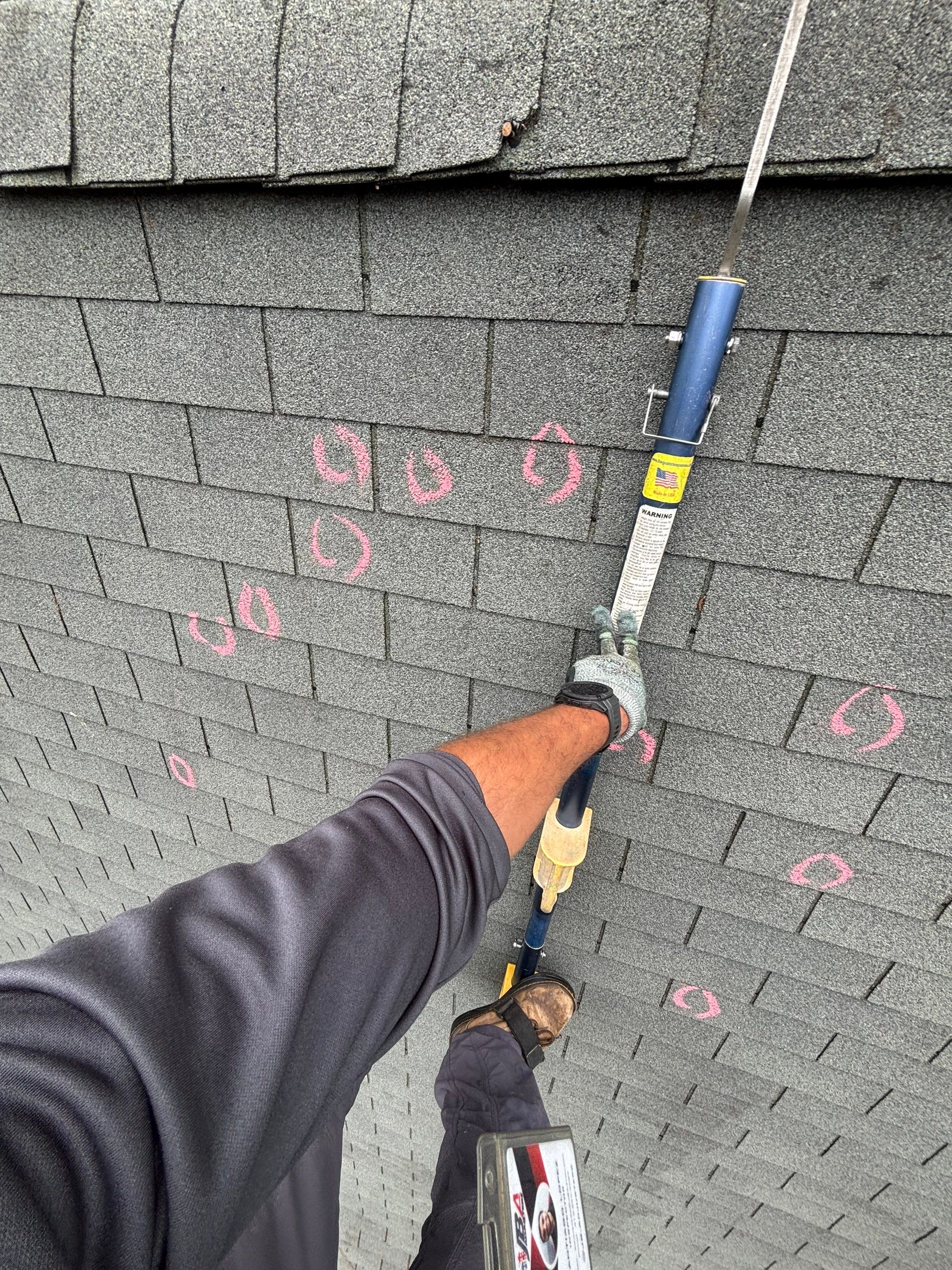Roof replacement by hail and wind damage by Just Brilliant Restoration JBR