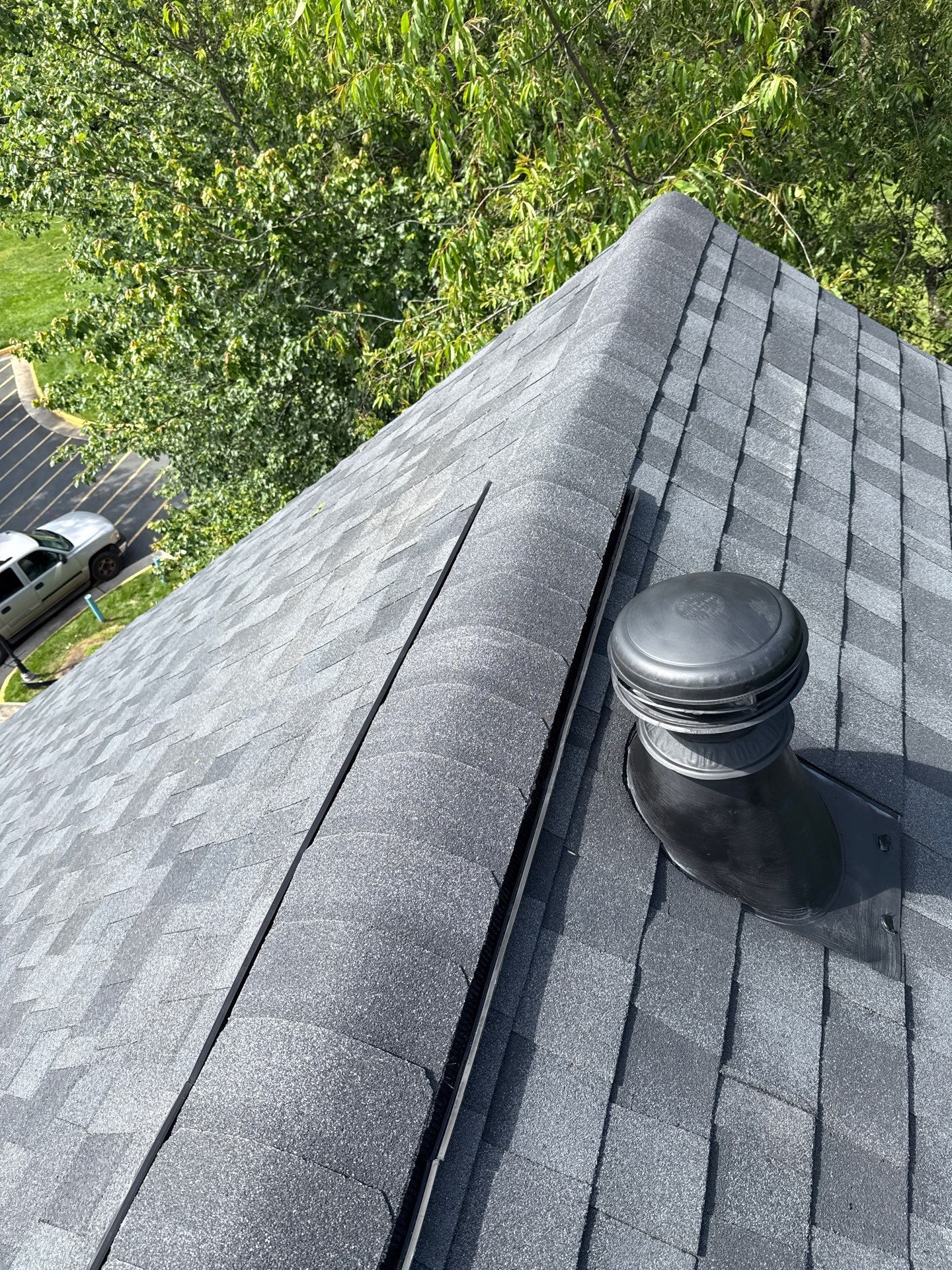 Reston Roof Replacement with CertainTeed Landmark PRO in Max Def Moire Black by RM Banning, Inc.