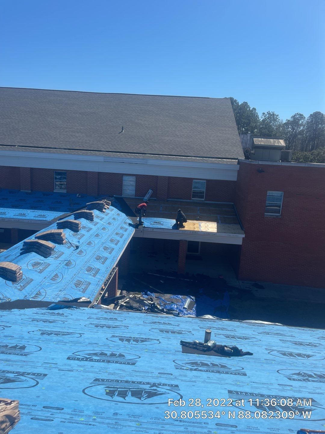 Commercial Roofing Installation using Roof Replacement by American Roofing & Construction LLC