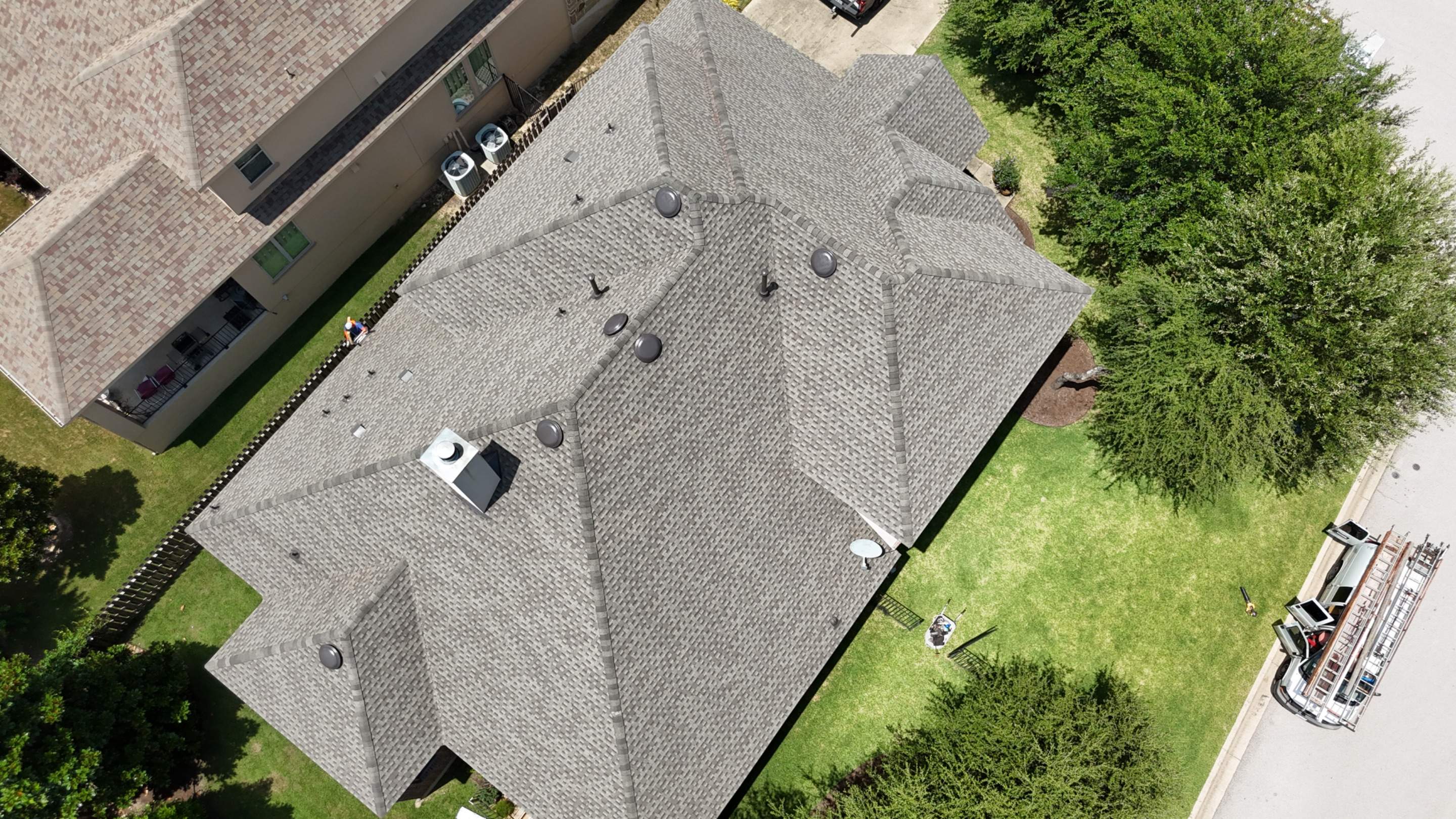 Austin Residential Roof Installation with GAF Shingles and Radiant Barrier by RoofsOnly.com