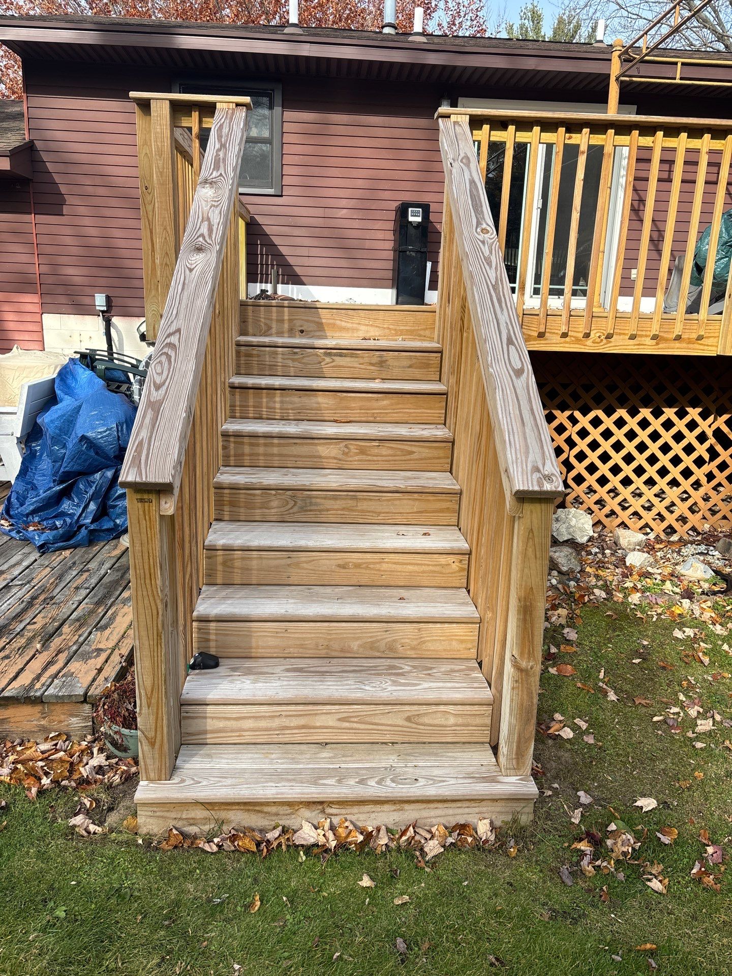 Deck Staining Project Completed in Muskegon, Michigan 49444 by Gordon Painting