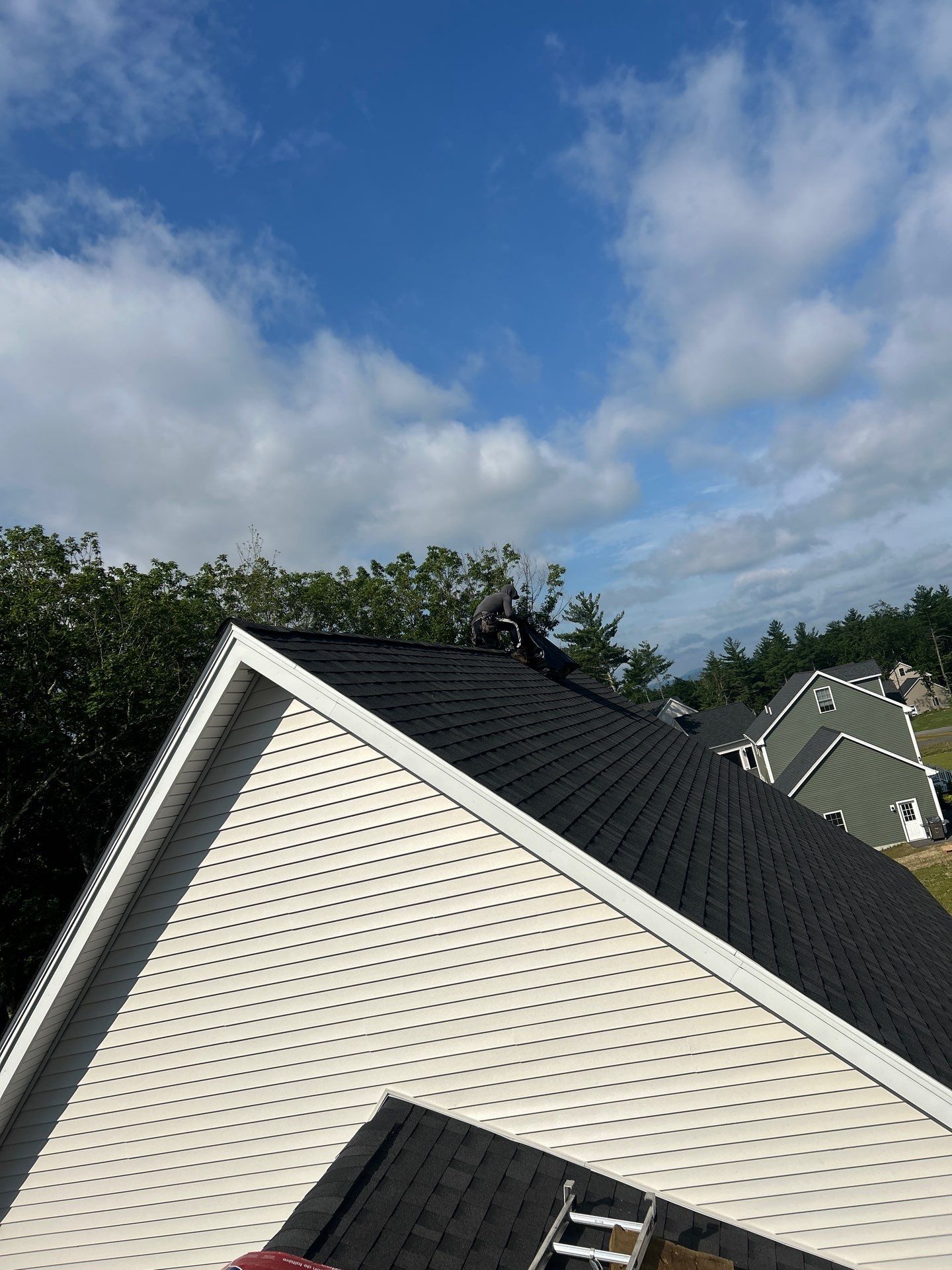 Project in Brookline by Mighty Dog Roofing of Greater Middlesex County