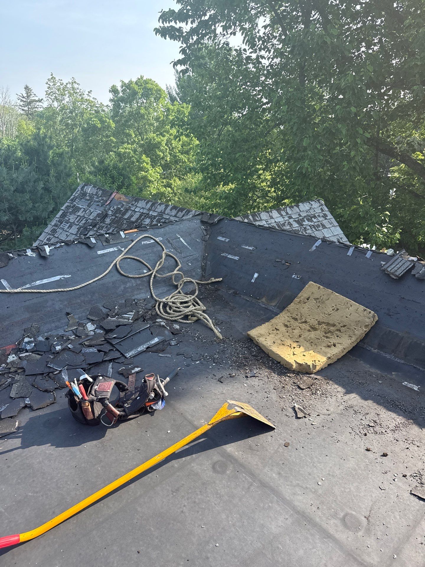 Full Roof Replacement & EPDM Restoration – North Andover, MA by Mighty Dog Roofing of Greater Middlesex County