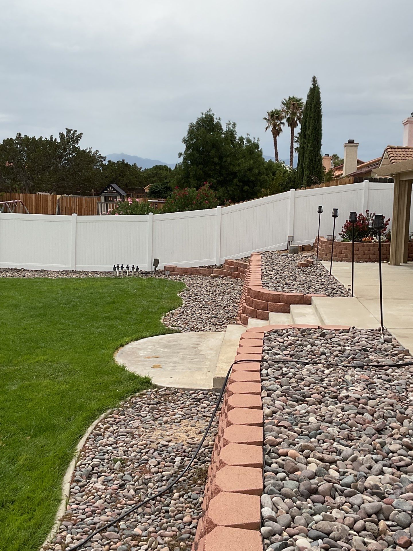 Fence Installation using Vinyl by Fence Guys Inc.