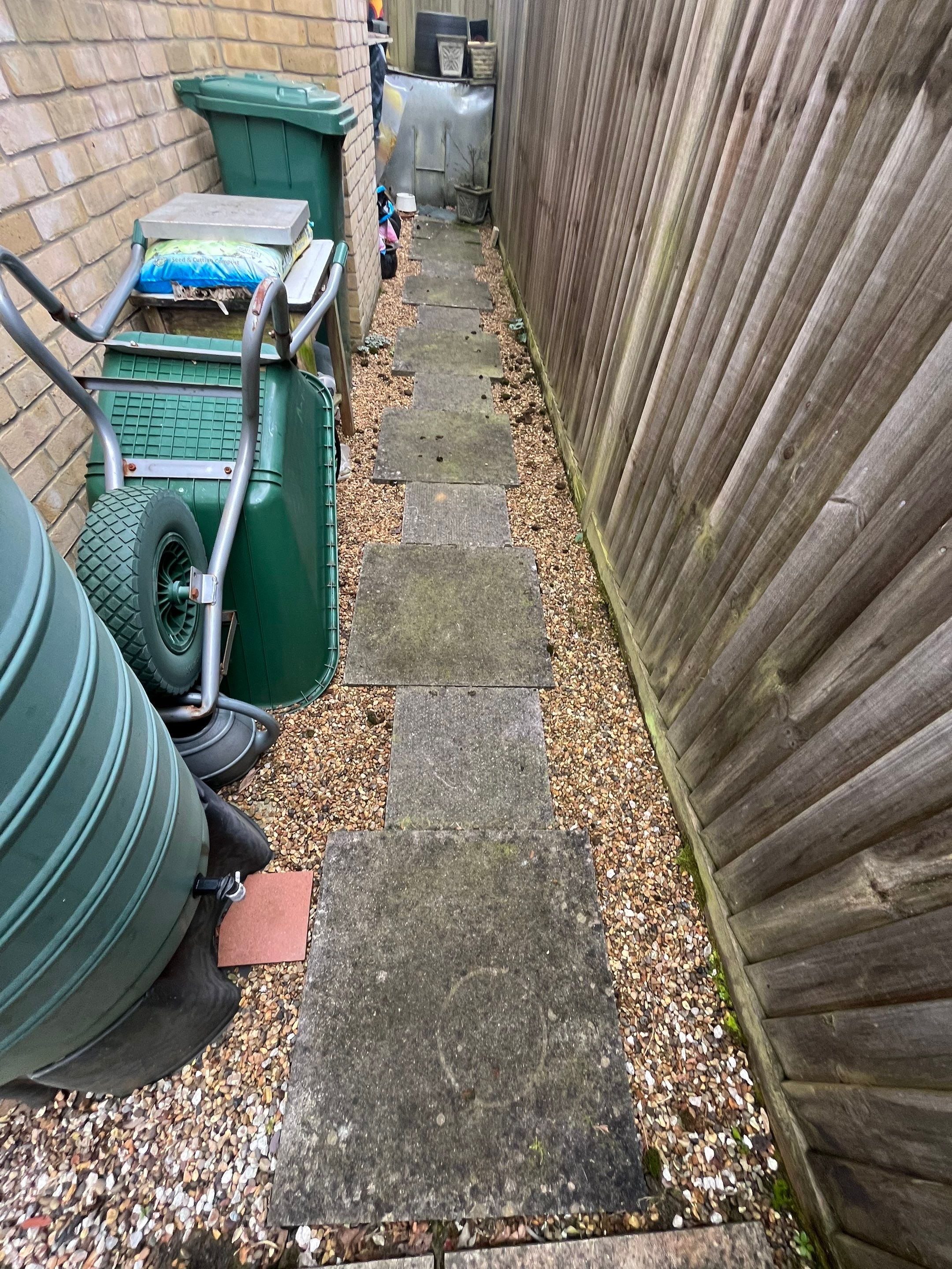 Patio and Render Clean using Honda 21lt High Pressure Machine by Ges Exterior Cleaning ltd