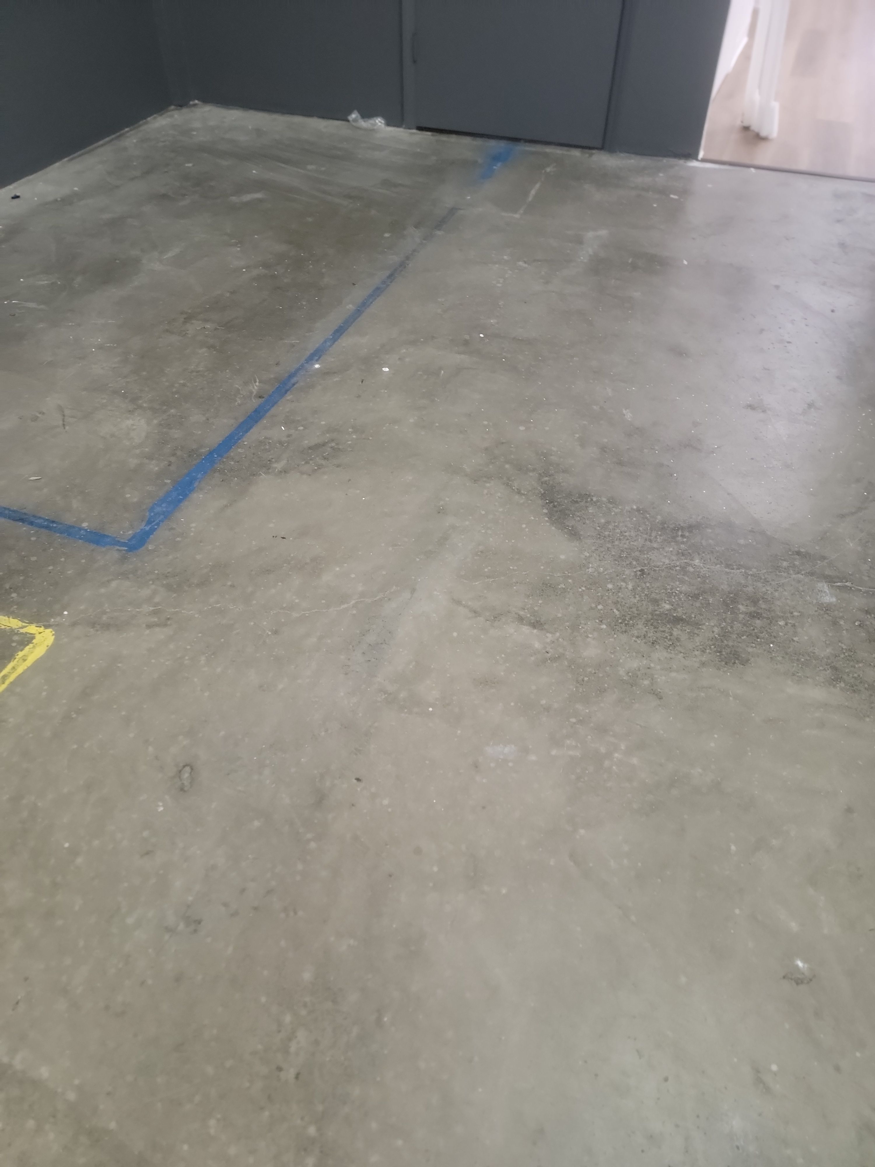 Custom Chip Polyurea Floor Coating for San Luis Obispo Commercial Unit by MGP Coatings