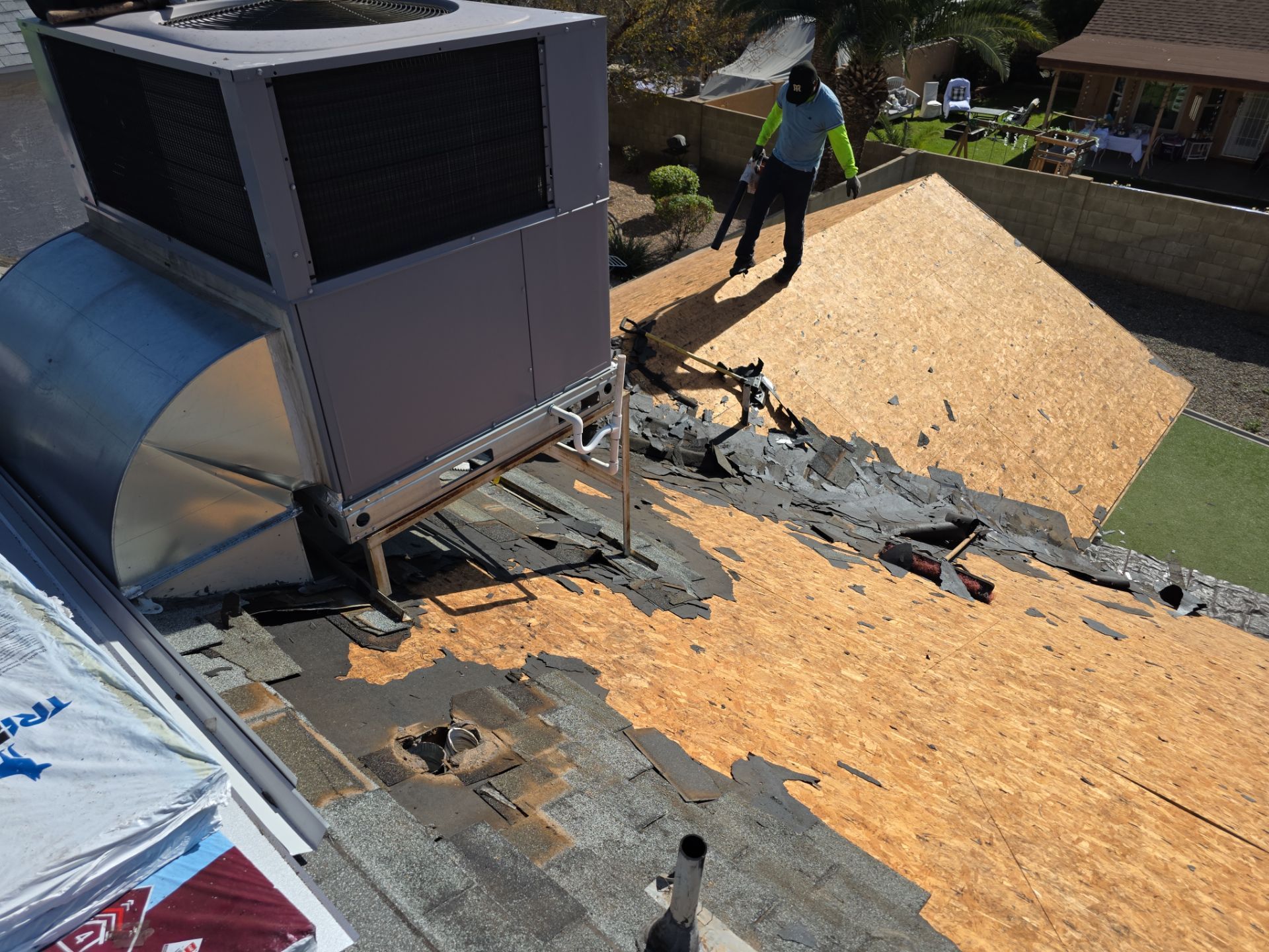 Residential Roof Install using GAF by Weather-Tite Roofing