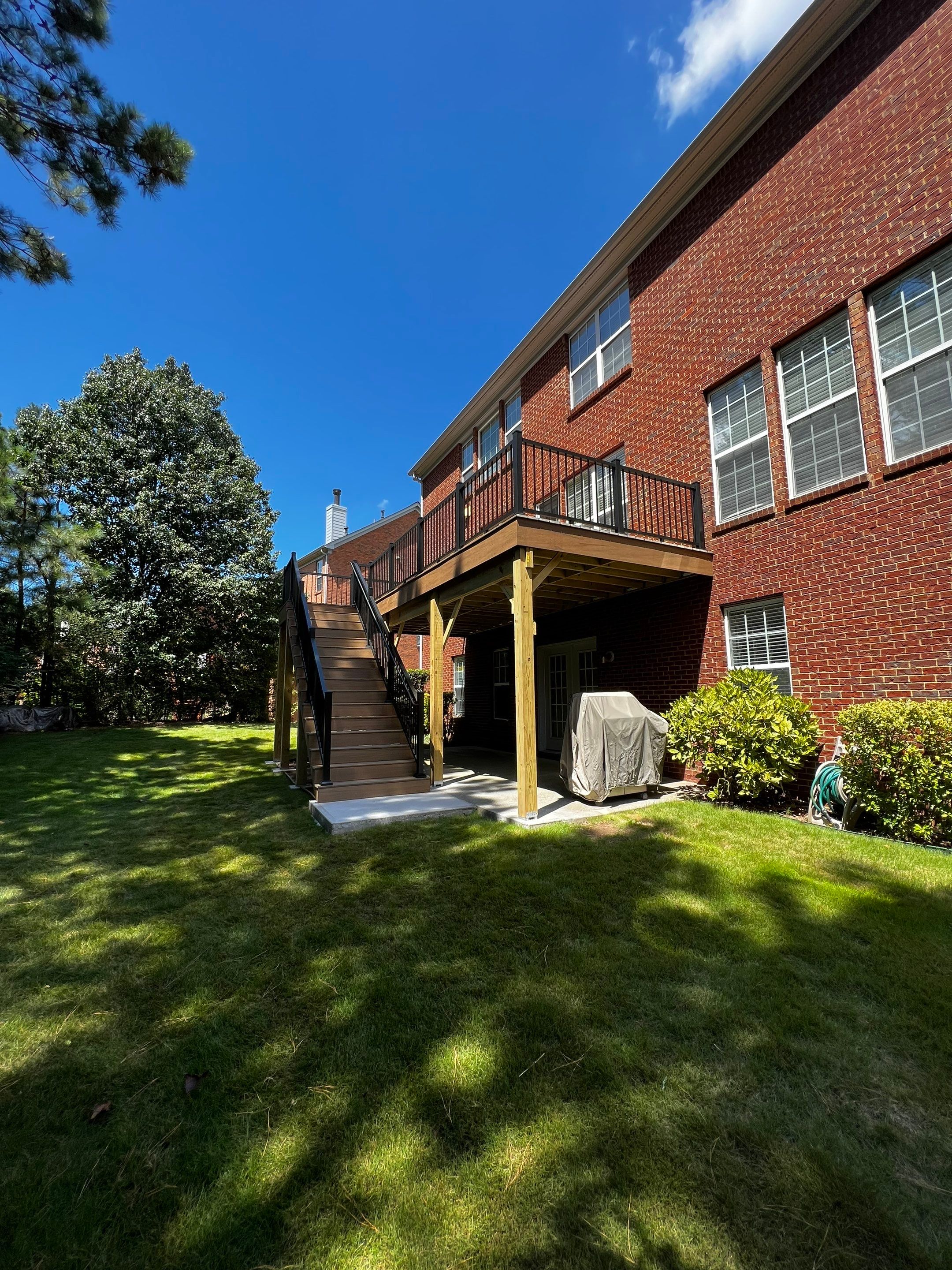 Elevated TimberTech Composite Deck Installation in Cumming by Swift Home Renovations