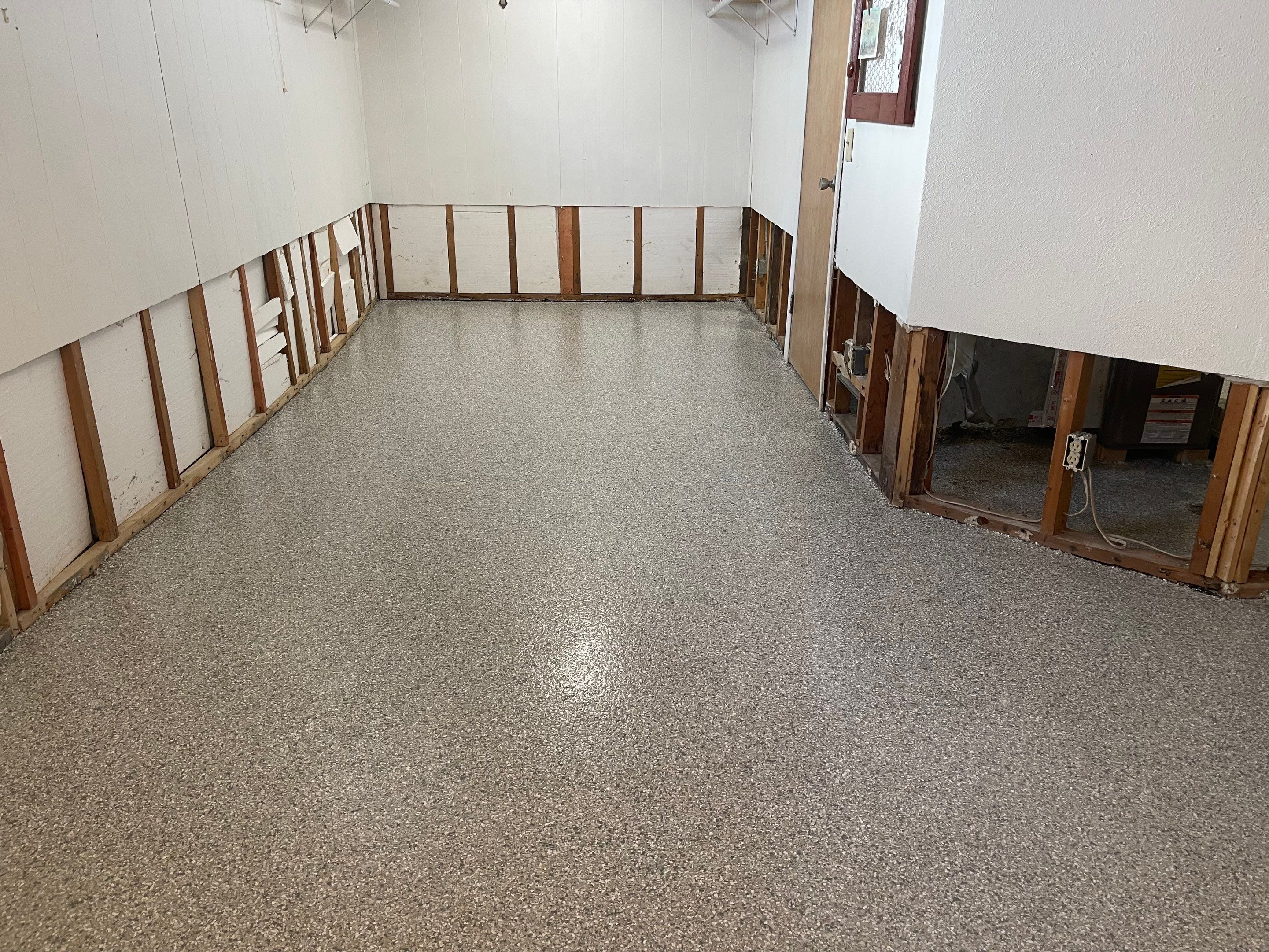 Basement using Mount Everest by Select Painting, Coatings & Garage Cabinets