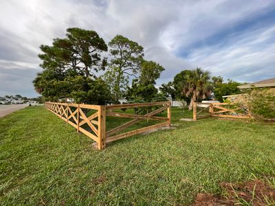 Wood Fence Installation using 4x10 Ranch Gate