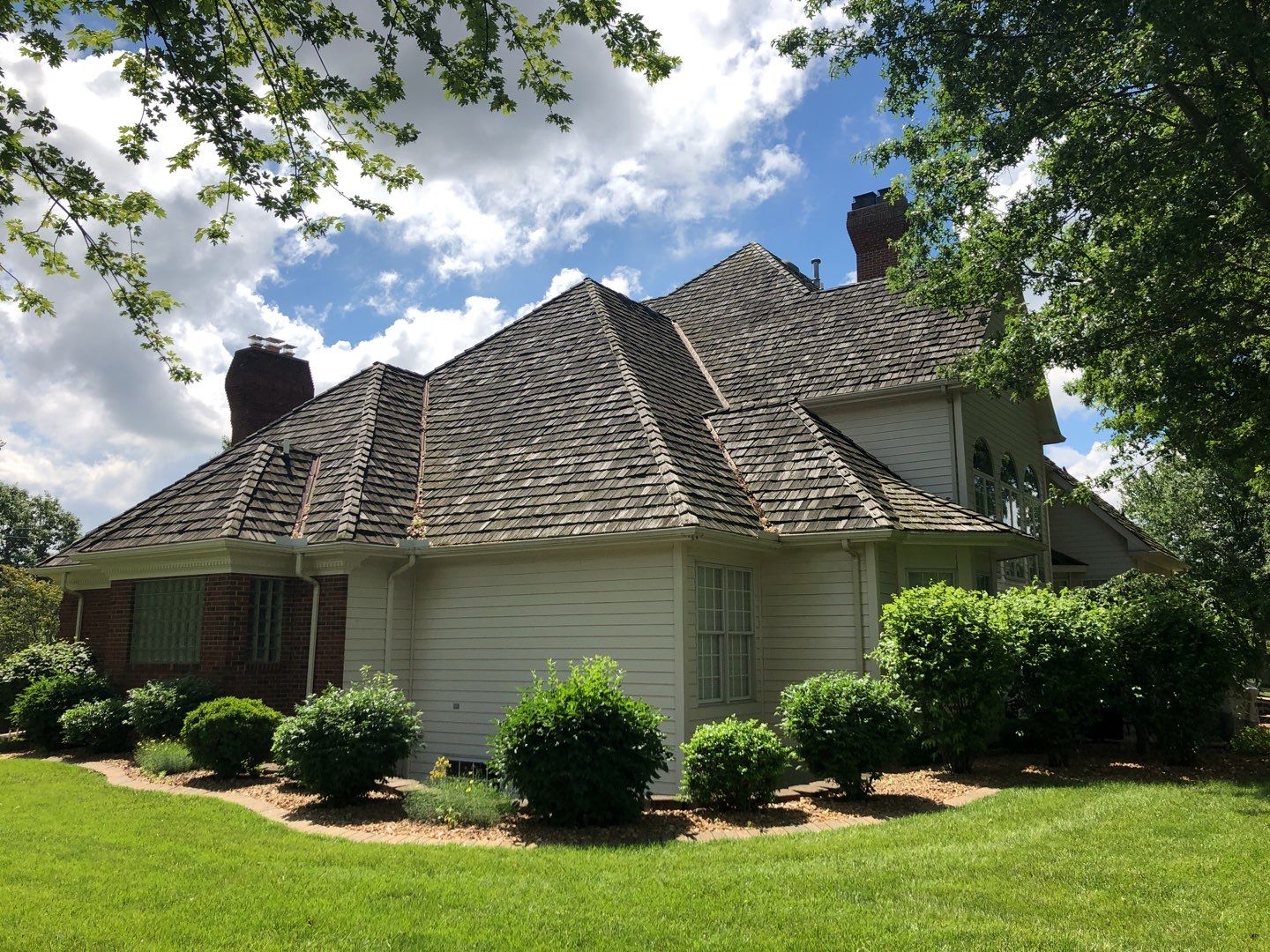 Residential Roofing Installation using DaVinci Slate by Legacy Roofing & Solar