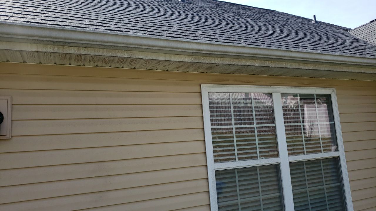 House Wash using cleaner by Power Wash Masters LLC
