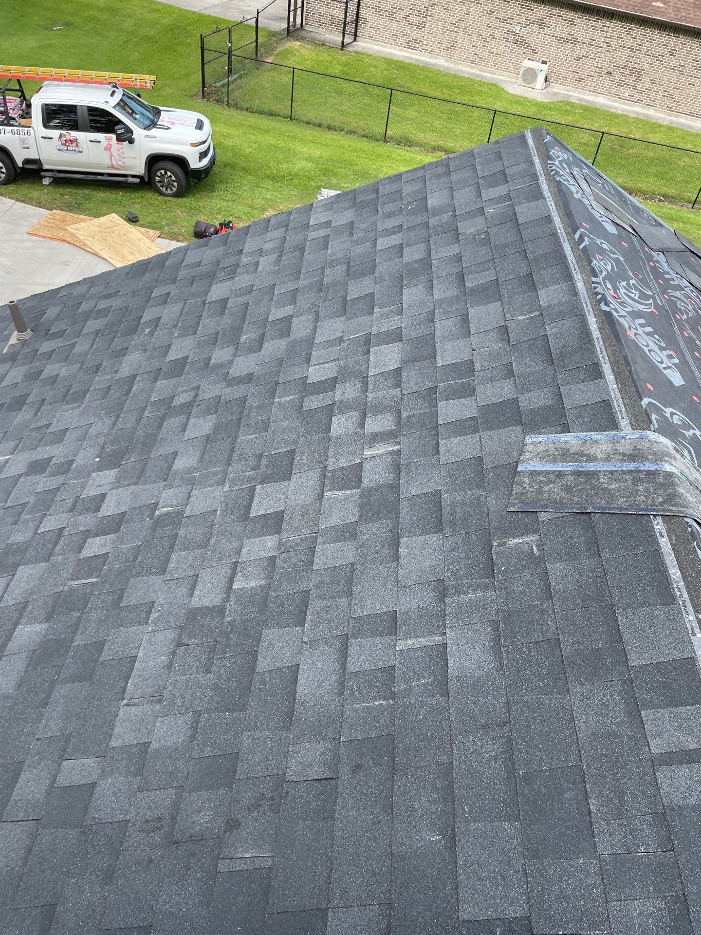 Residential Roofing Installation using Owen's Corning Duration (Lifetime) Shingles by Roof Repair Company