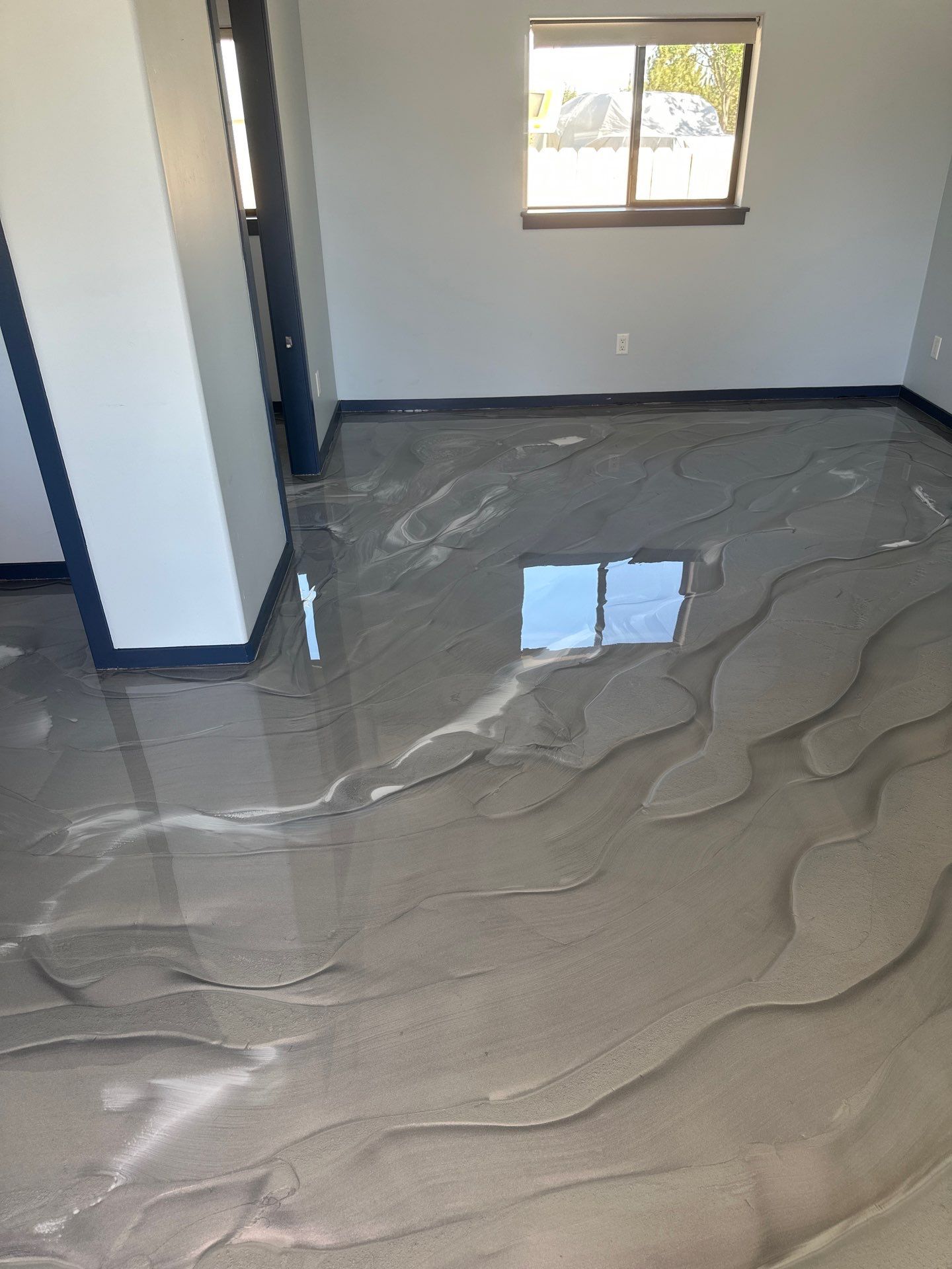 Metallic Epoxy Interior Floor Installation for Paso Robles Cottage by MGP Coatings