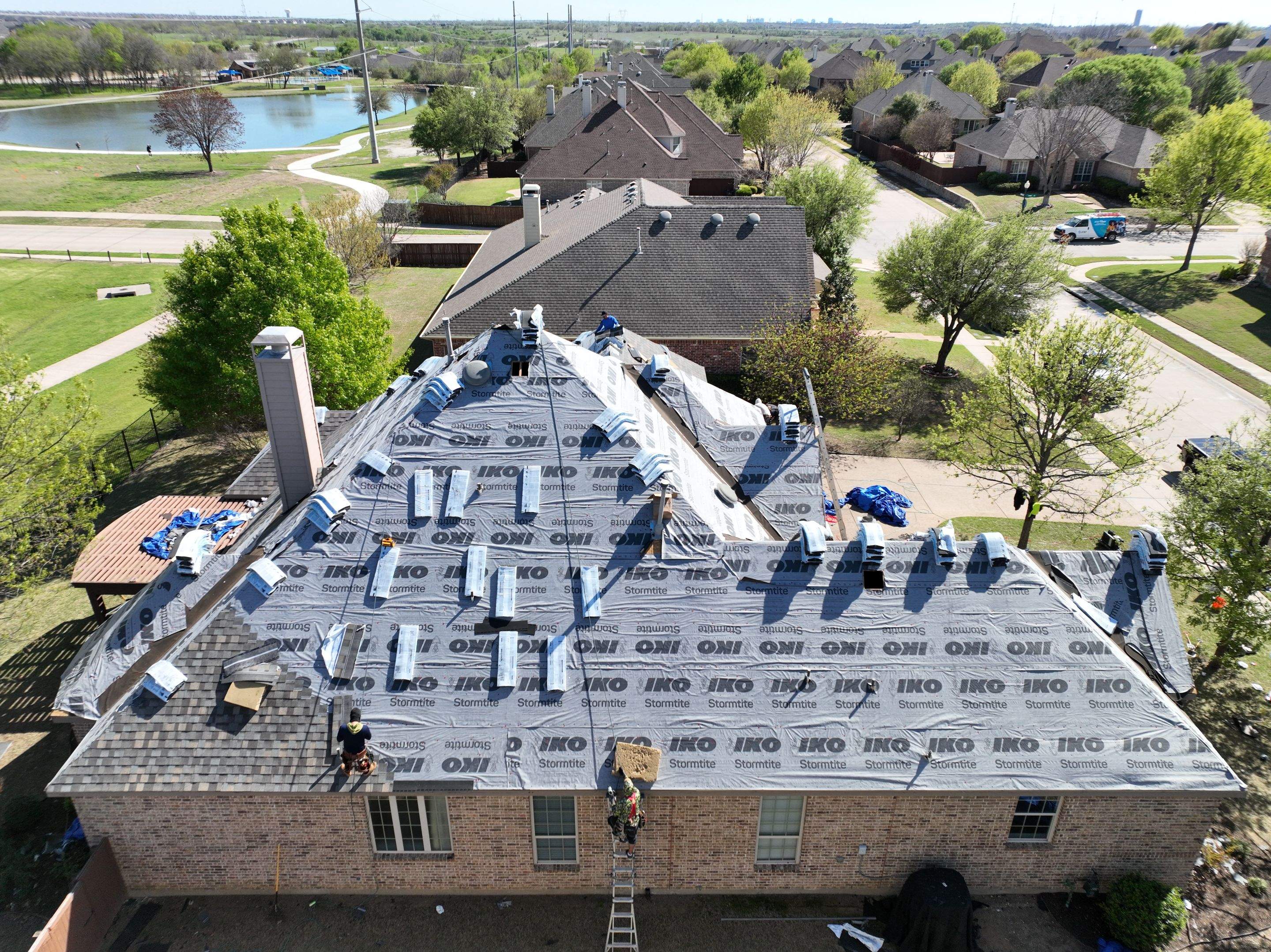 Residential Roofing Installation using Iko Dynasty by Becker Roofing and Exteriors
