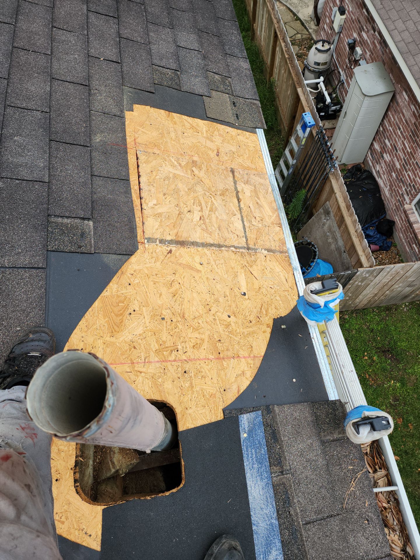 Residential Roofing Repair using Owen's Corning Duration (Lifetime) Shingles by Roof Repair Services LLC