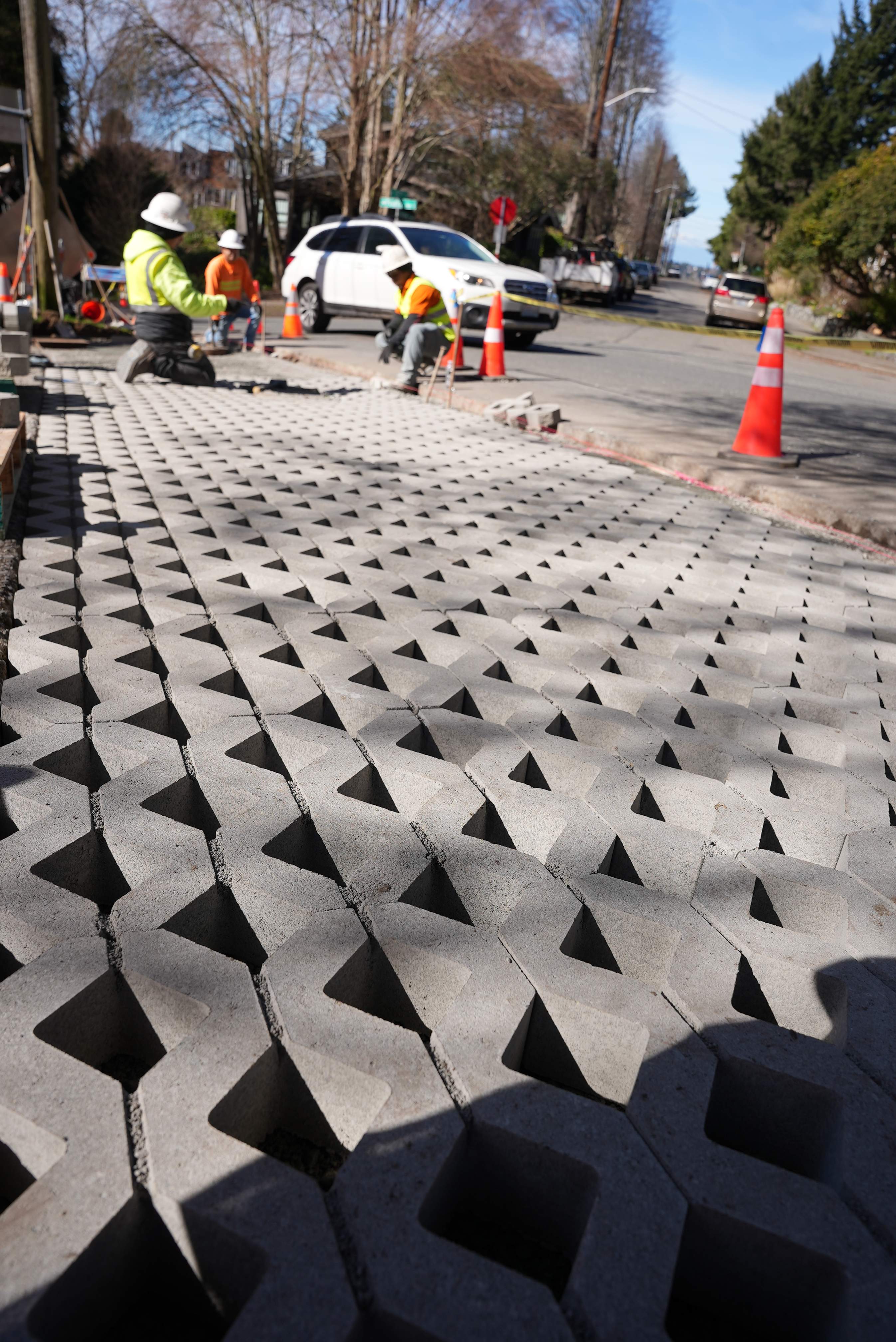 Russell | Turfstone Pavers Driveway  by Jireh Asphalt & Concrete Inc 