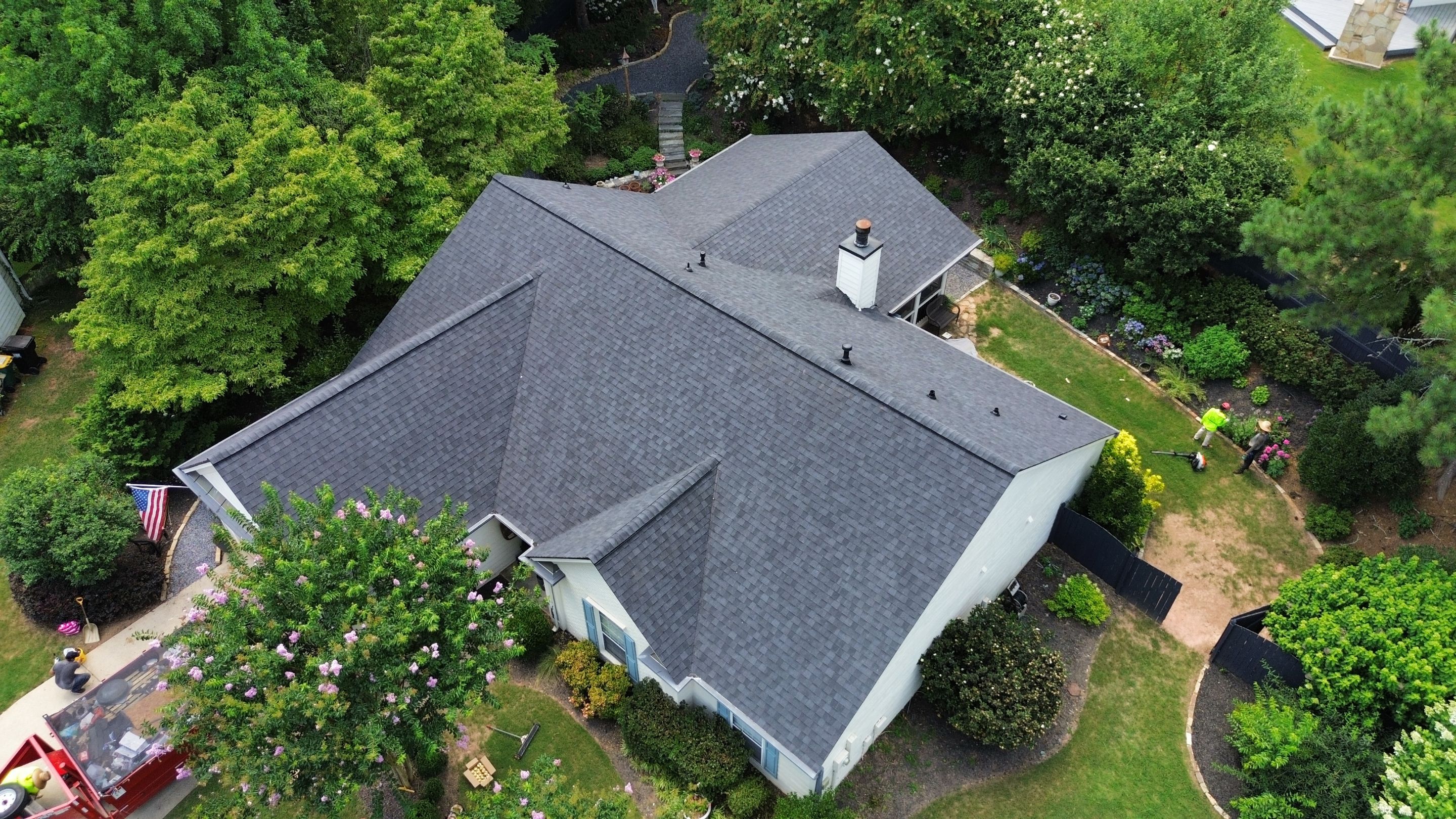 Cumming, GA Roof Replacement, CertainTeed Landmark Charcoal by Reset Roofing