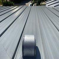 24ga 1.5" Snap-Lock Dove Gray  by Total Roofing System The Metal Roof Experts