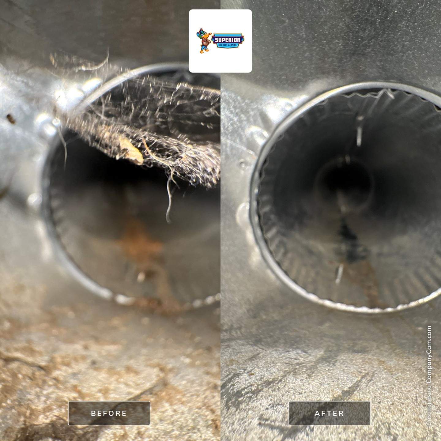 Air Duct Cleaning With a Vacuum Truck in Canfield, OH by Superior Air Duct Cleaning