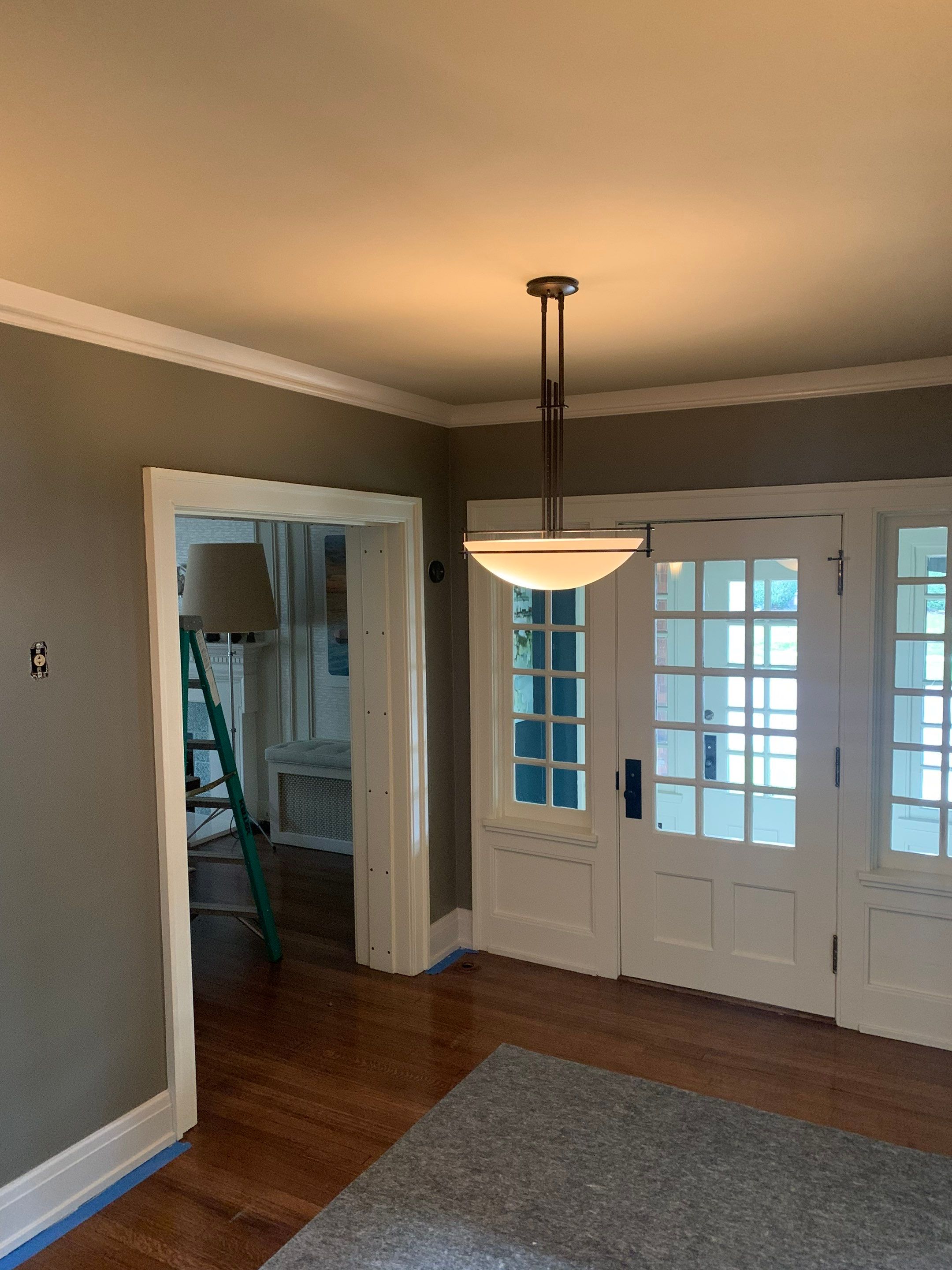 Entryway Painting – Walls, Ceiling, Baseboards & Crown Molding by OCS Contracting Services