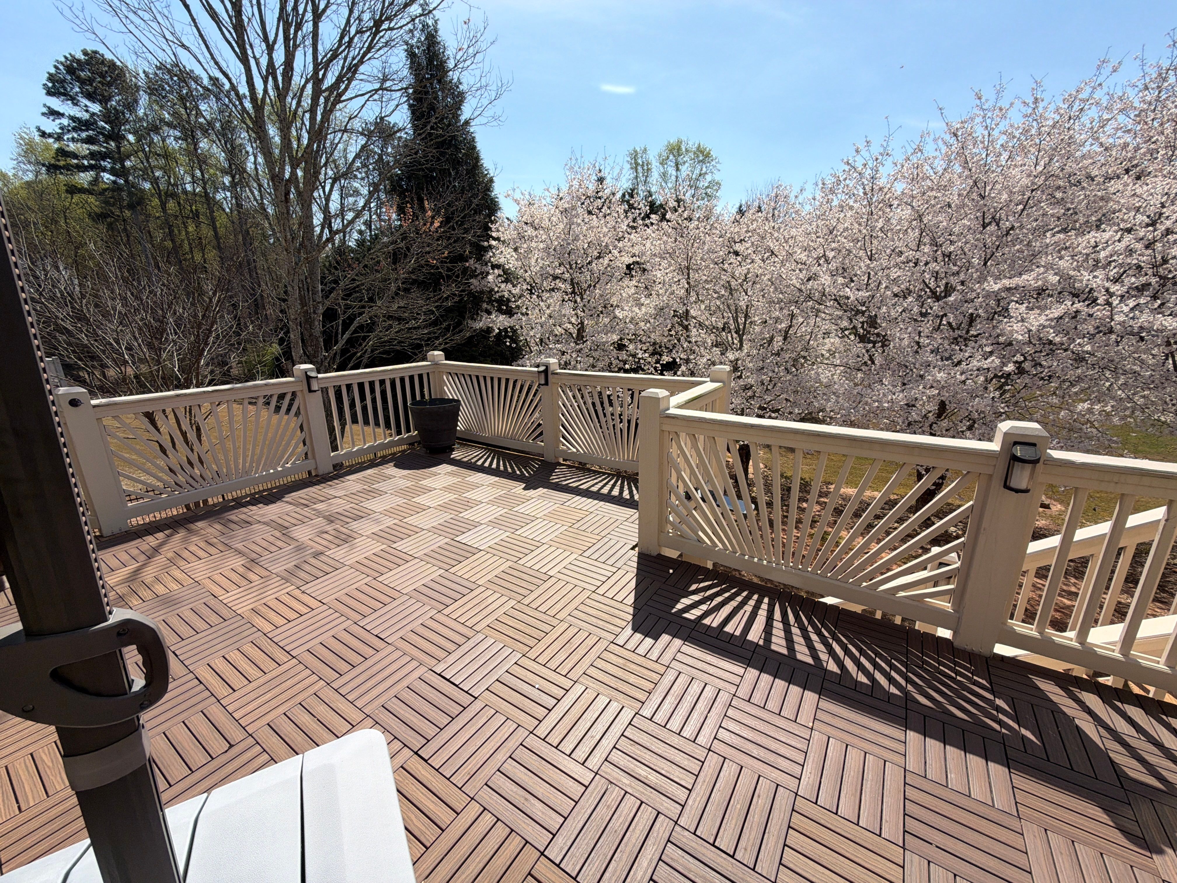 Lawrenceville, GA Deckorators Deck Resurface, Under-Deck, and Trex Deck Lighting Installation by Nelson Exteriors 