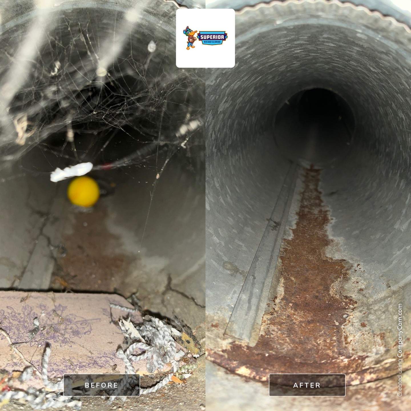 Air Duct Cleaning With a Vacuum Truck in Wampum, PA by Superior Air Duct Cleaning