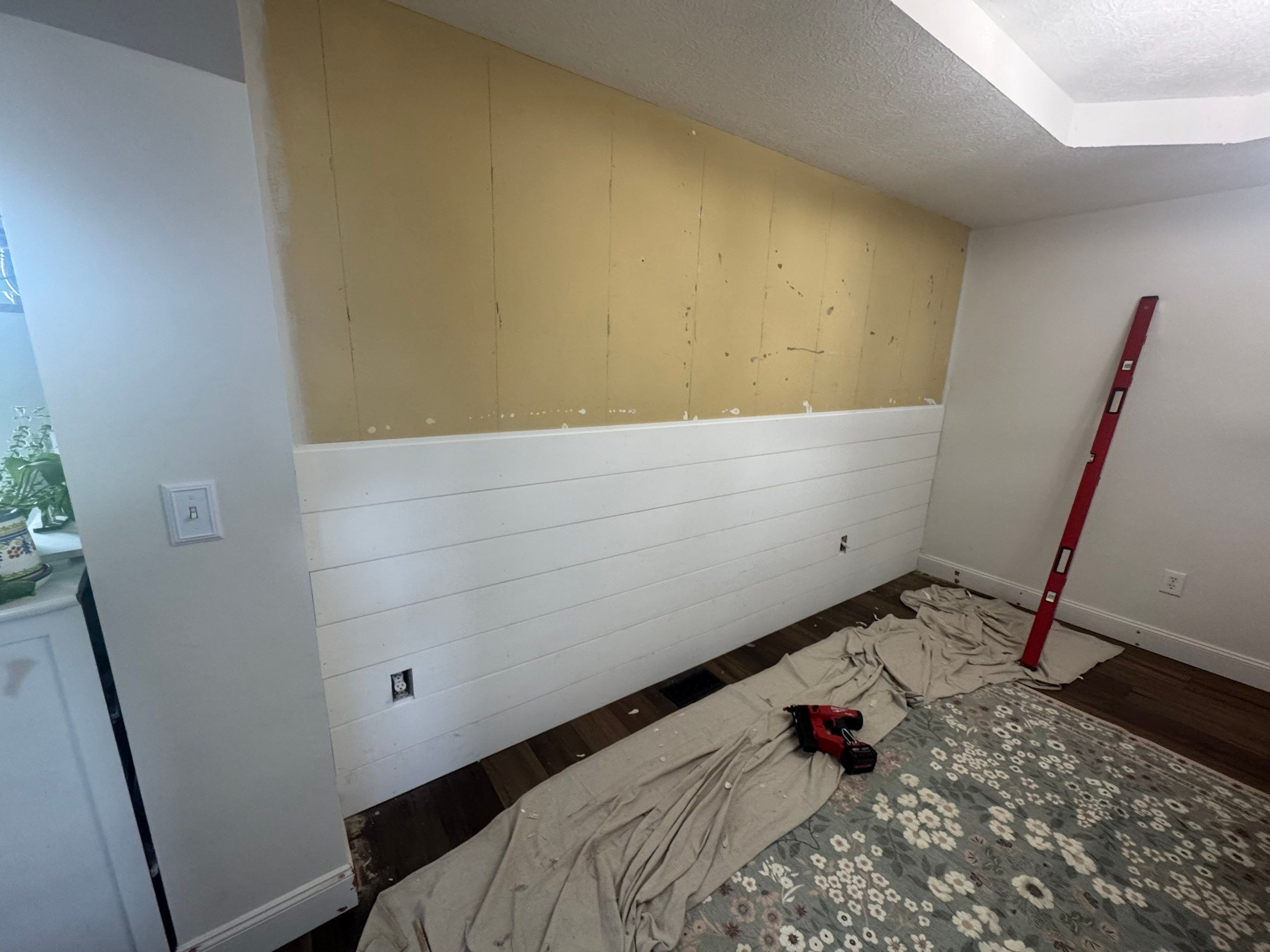 Shiplap Accent Wall by Farmer Home Solutions