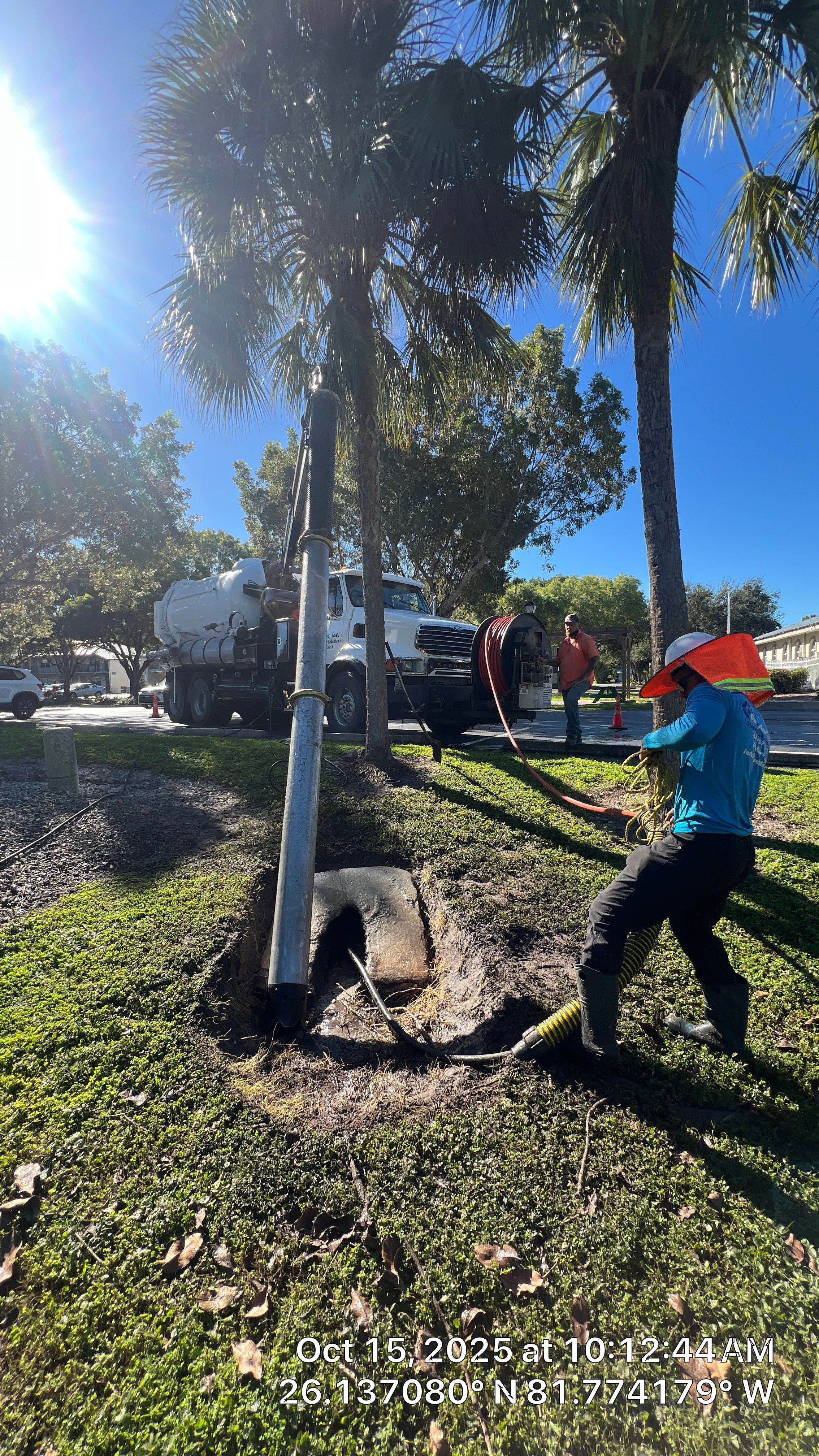 Naples Apartment Complex Culvert Cleaning by APS Power & Water