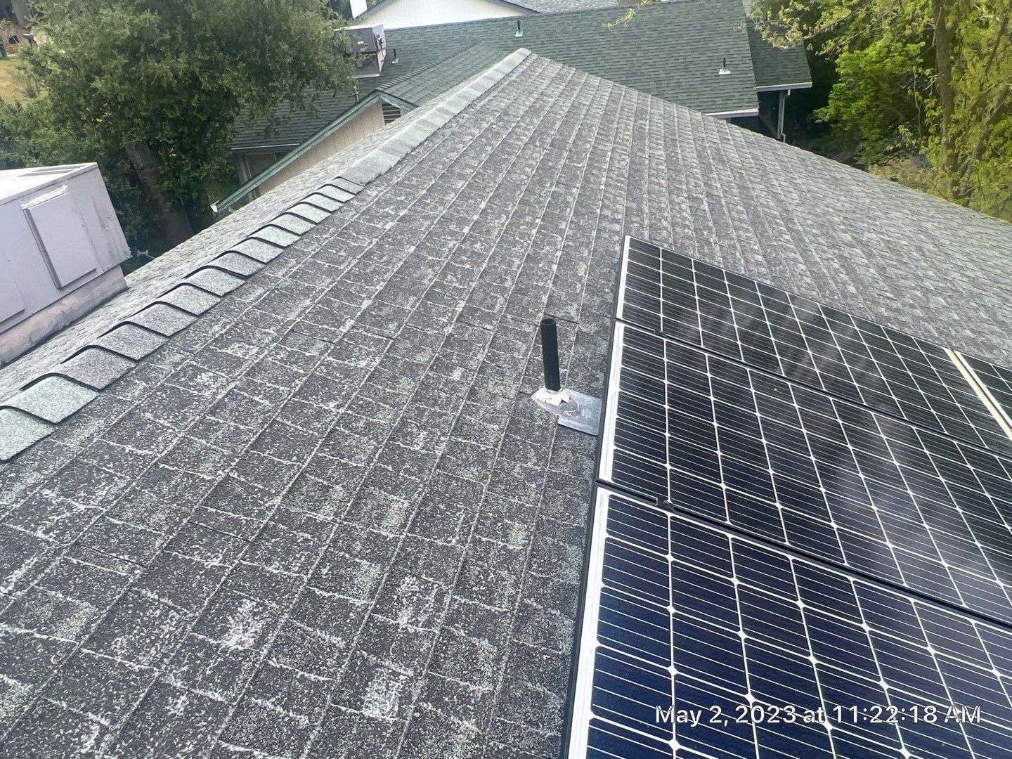 Metal roofing installation using ASC Standing Seam metal by Straight Edge Roofing Inc