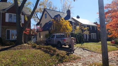 Residential Roofing Installation using owens corning duration, Harbor Blue