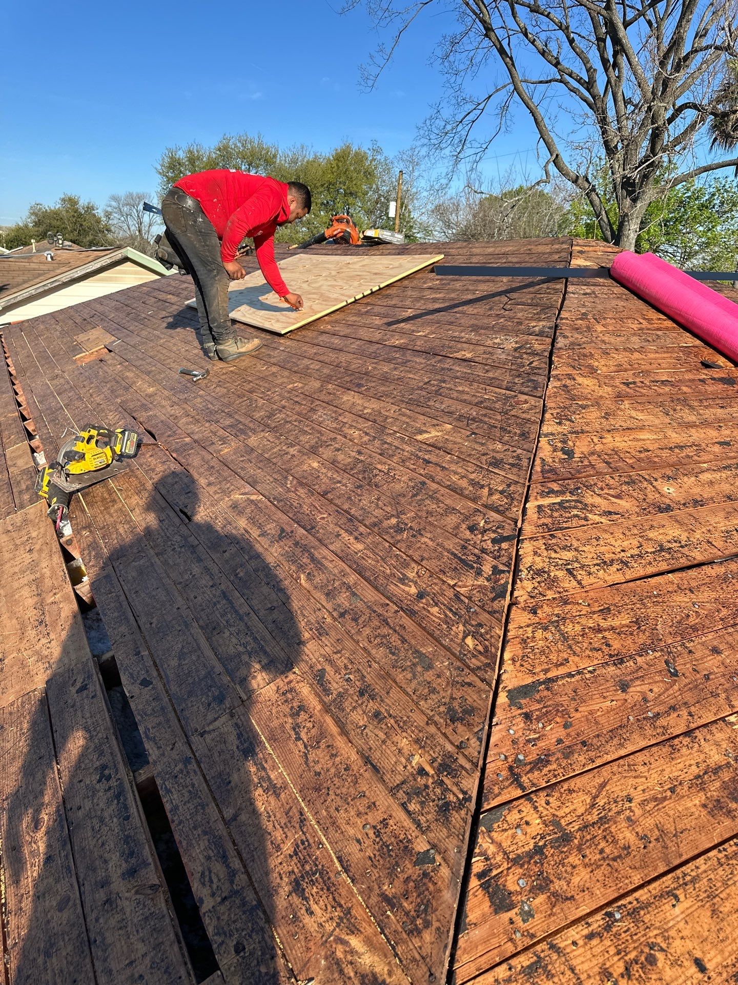 Project in Houston by Motion Roofing