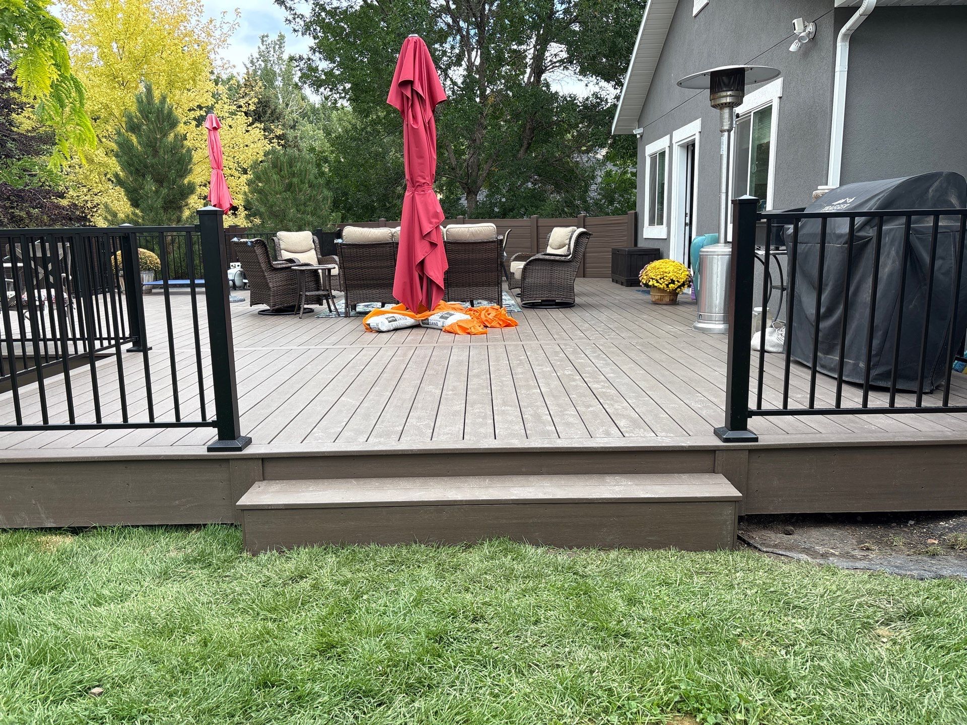 Deck Build Over Concrete Patio by SAGE Decks
