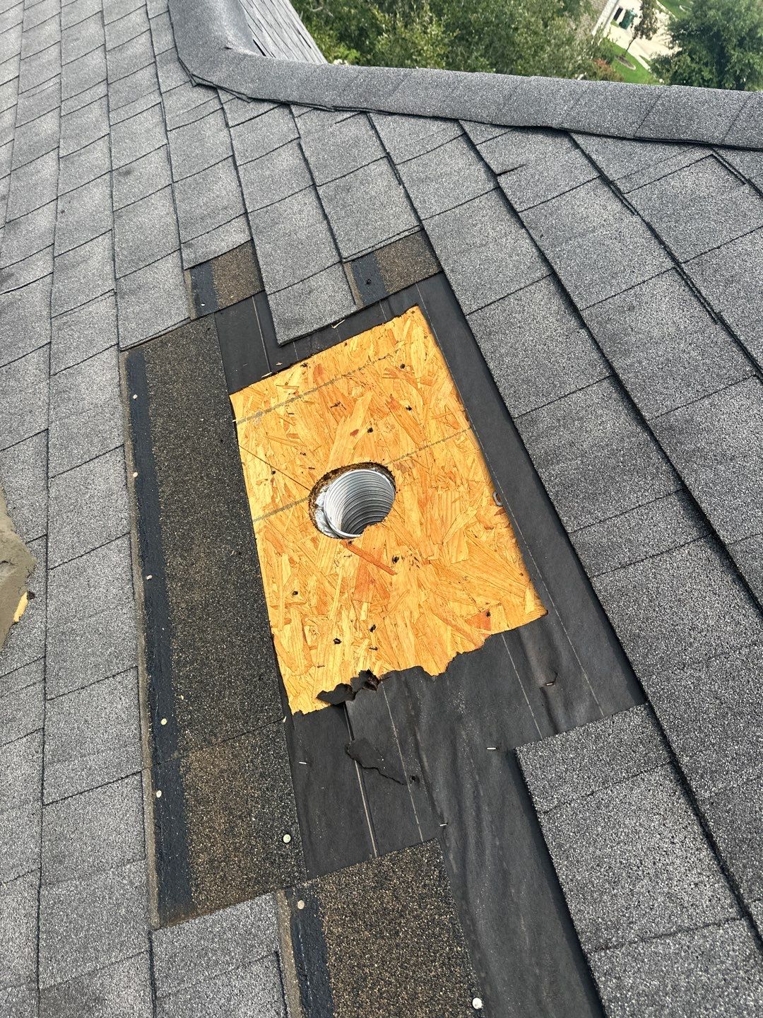 Hail Damage using Owen's Corning Duration (Lifetime) Shingles by Roof Repair Company