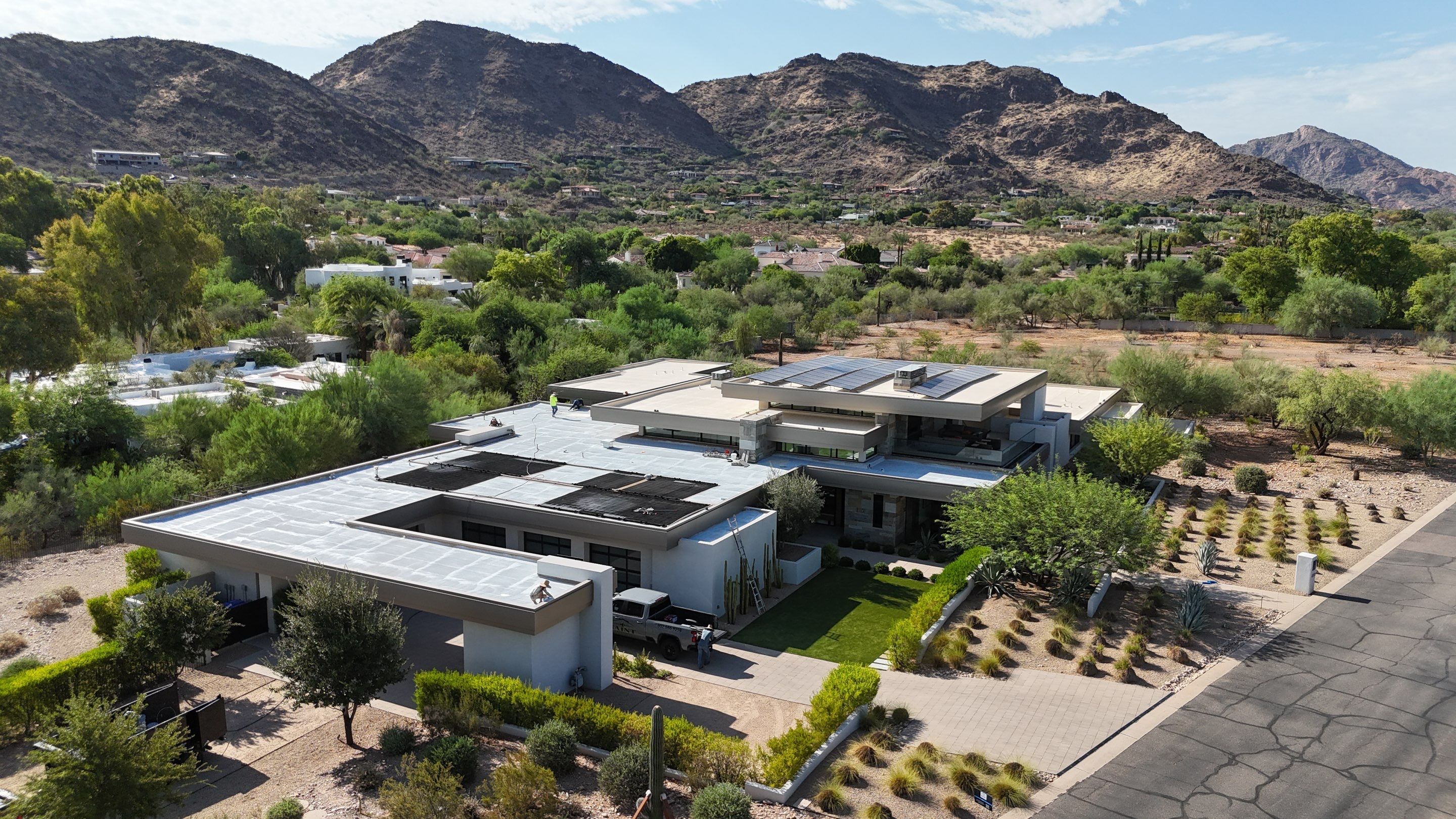 Project in Paradise Valley, AZ by Saint Roofing