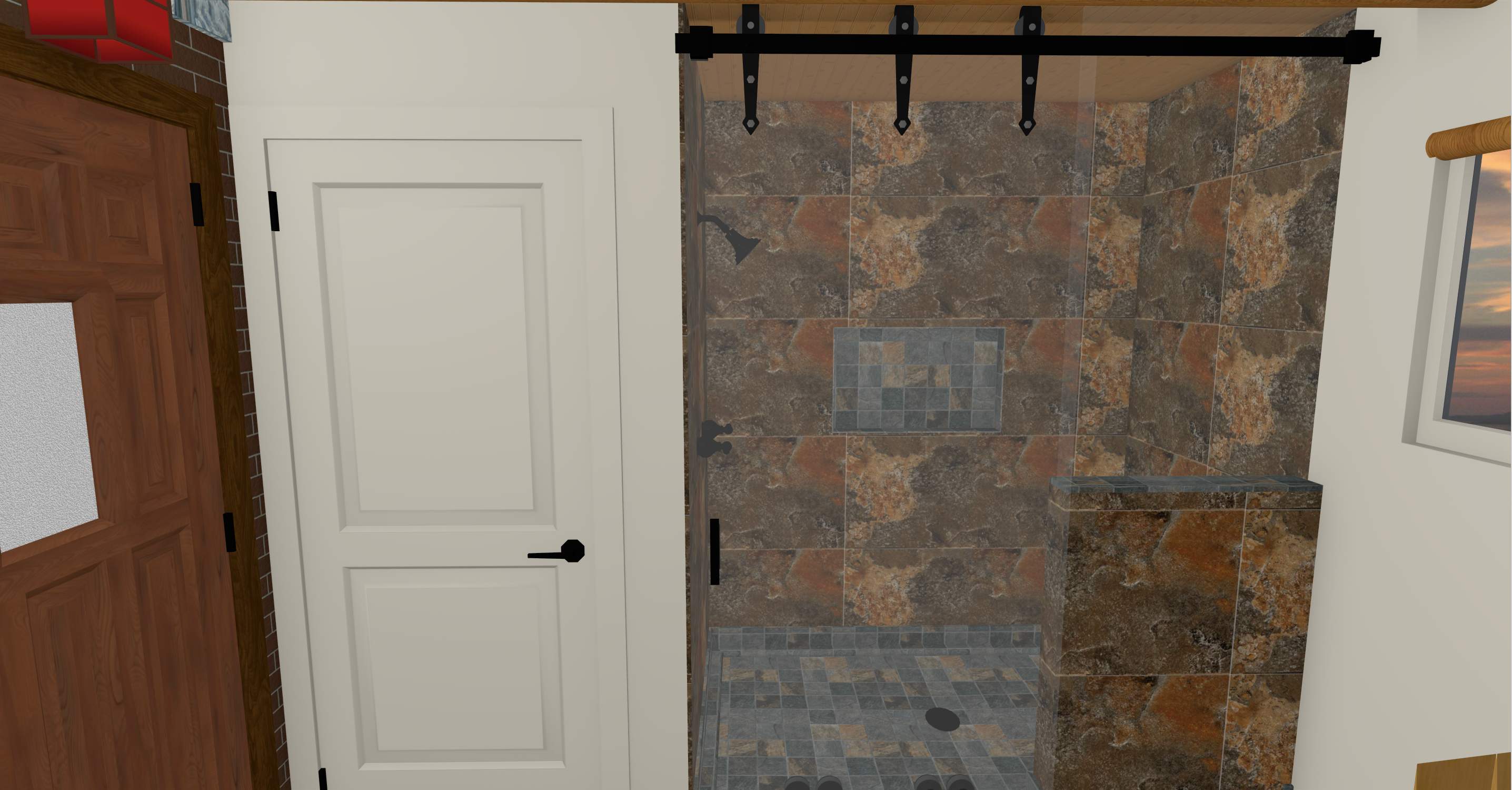 Southwestern Bathroom Remodel by Rio Grande Building & Storage