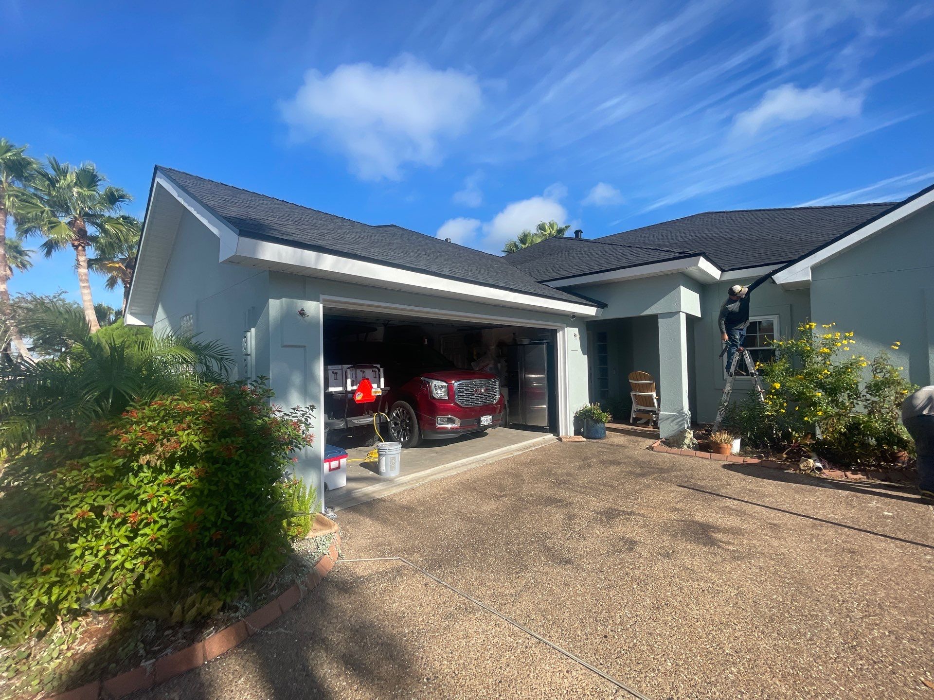 Residential Roofing Installation using GAF HDZ Shakewood by Lighthouse Roofing