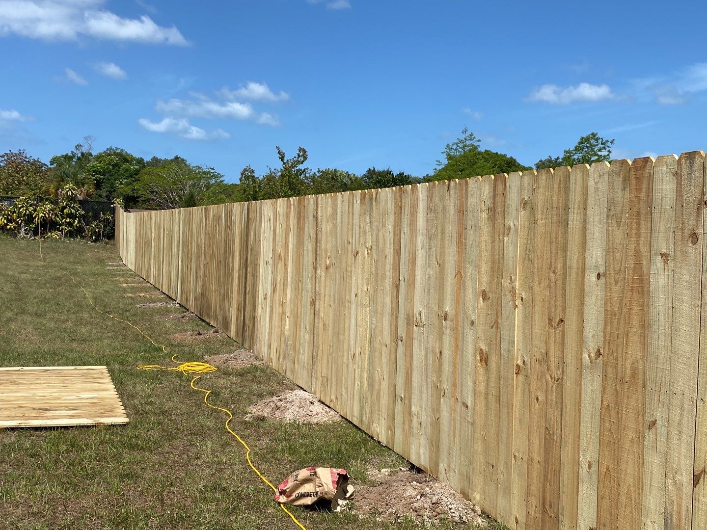 Bradenton, FL 6ft. Treated Board on Board Privacy Fence  by Asap fence and gates, LLC